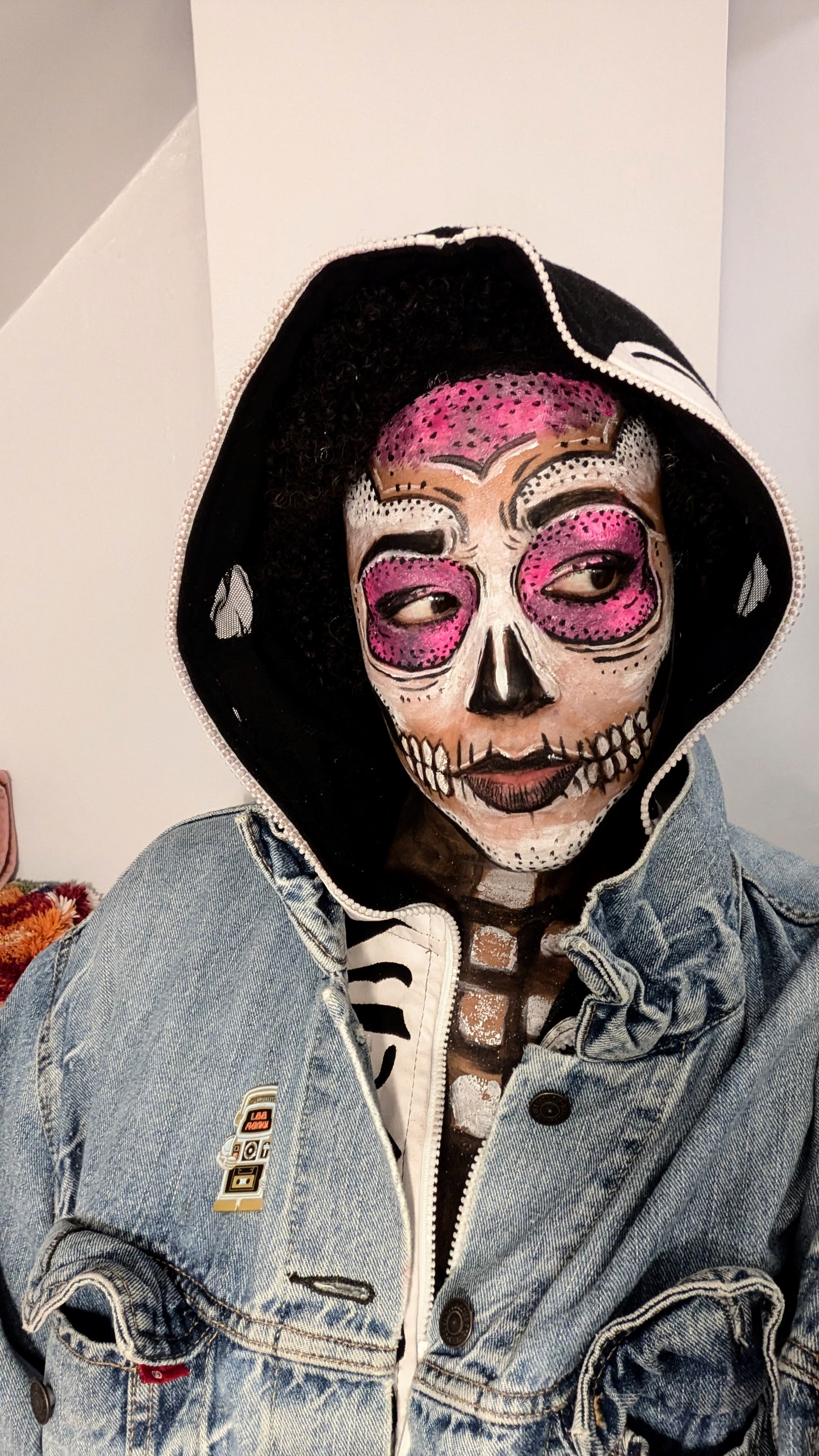 Celebrating my fourth year with the Skeleton Army!