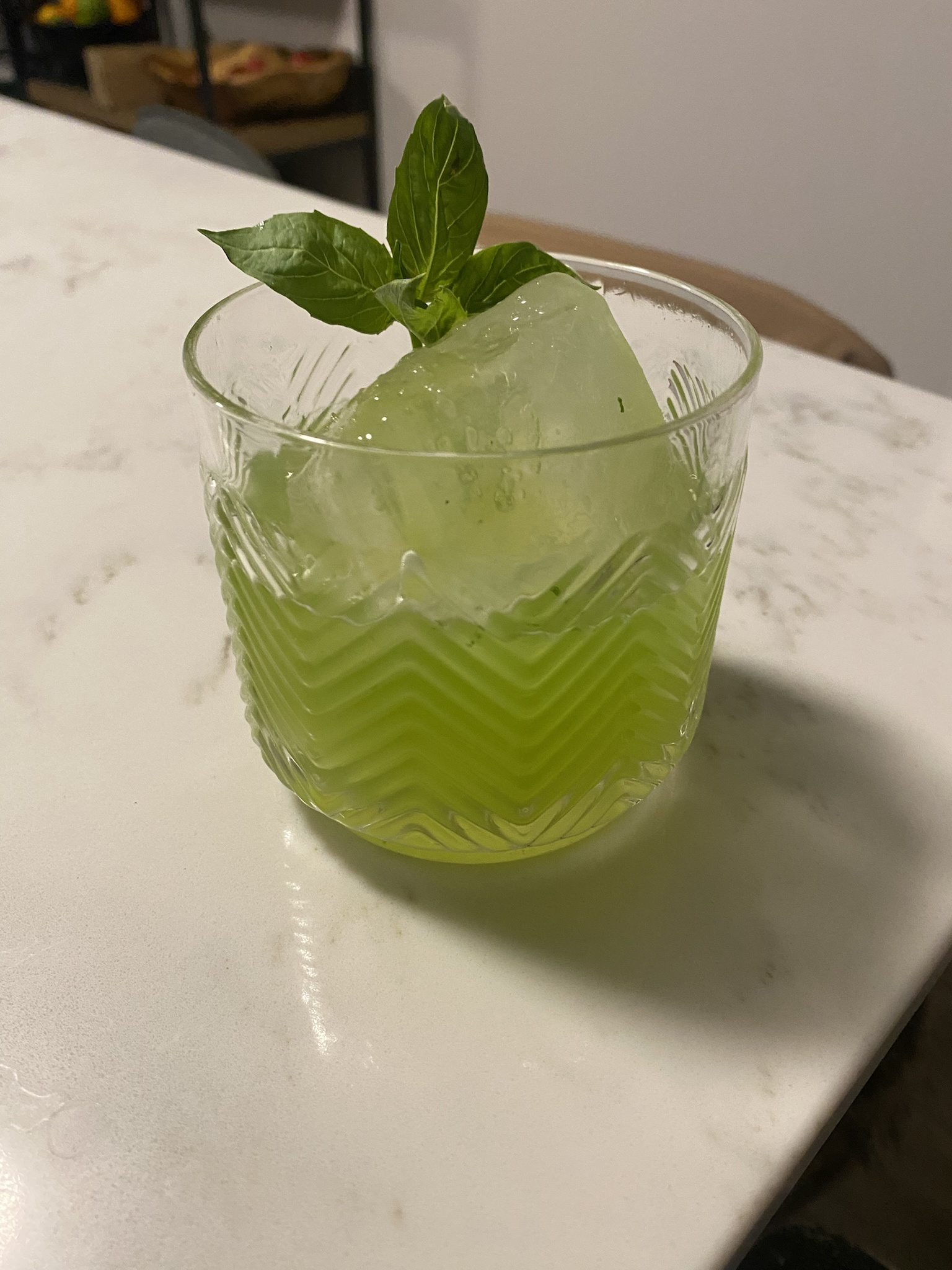 Refreshing Gin Basil Smash recipe