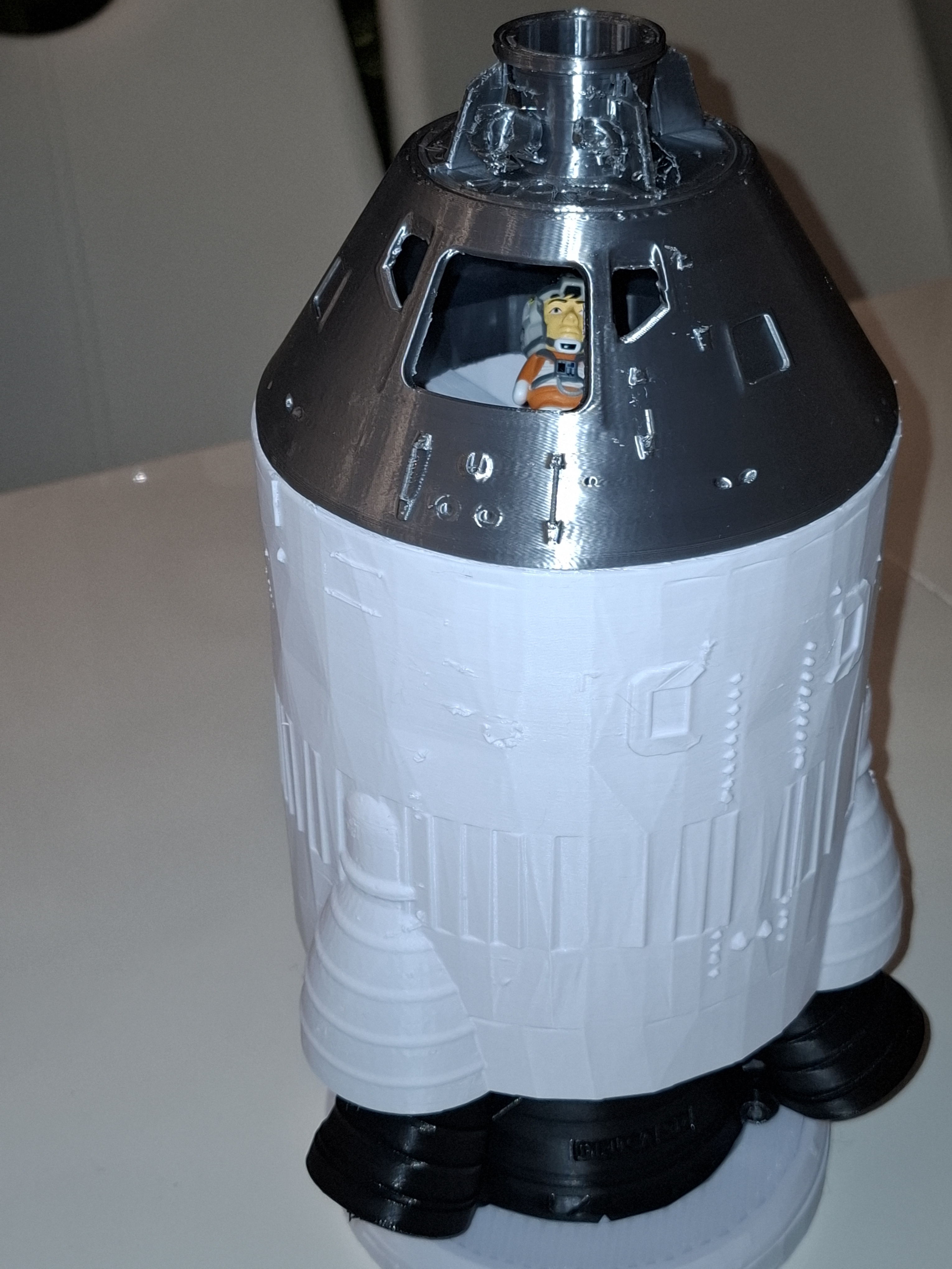 Check out my 3D print of a spacecraft inspired by the Prusa MK4S Rocket Engine!