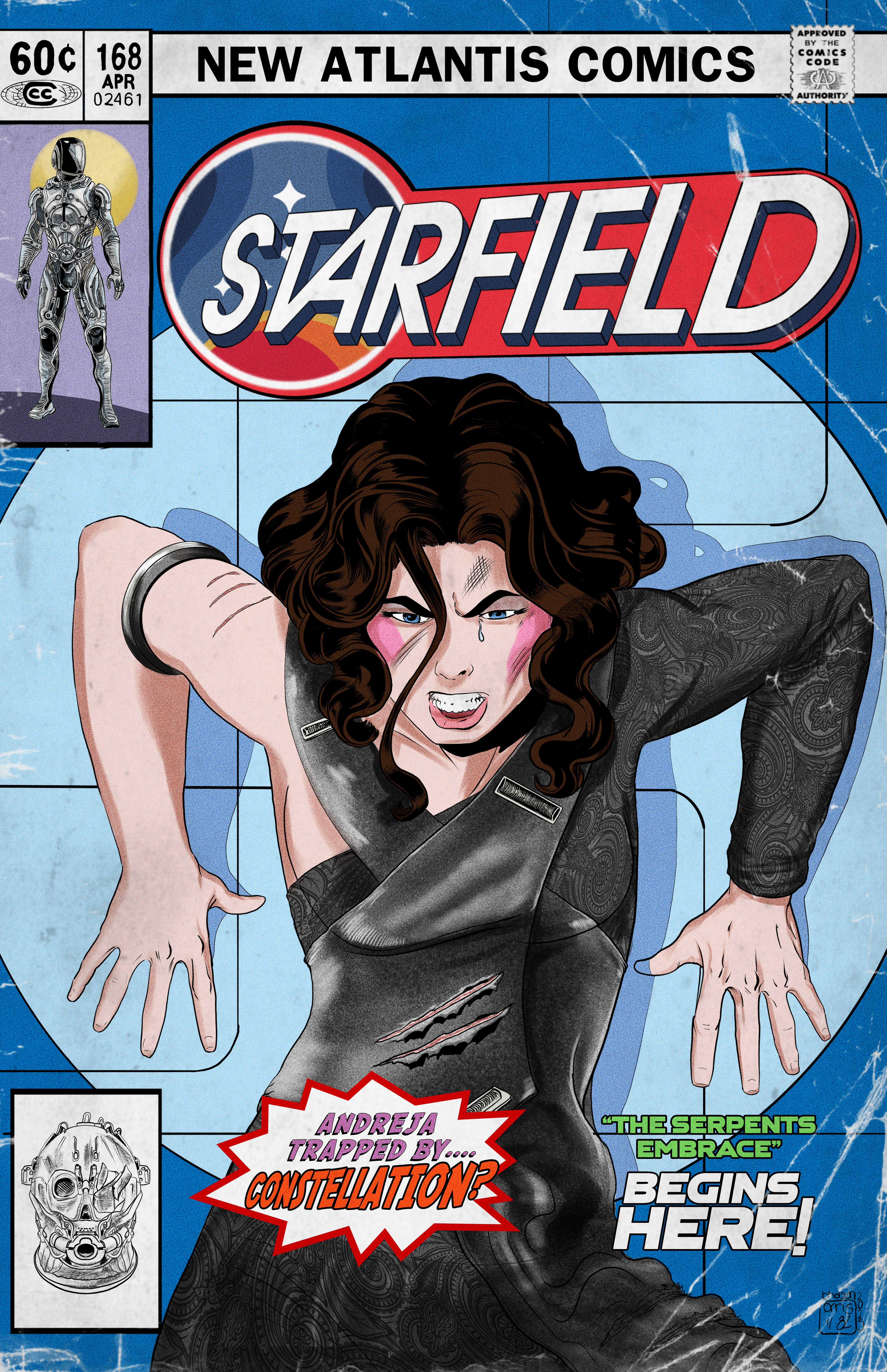 STARFIELD Comic Cover No. 168 from the '80s