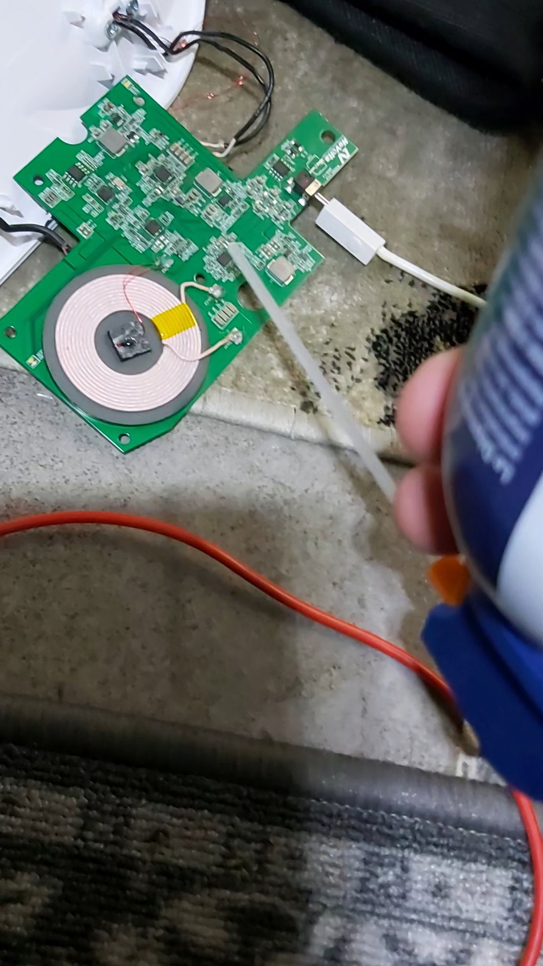 Reviving a Wireless Charger with the Freezing Technique
