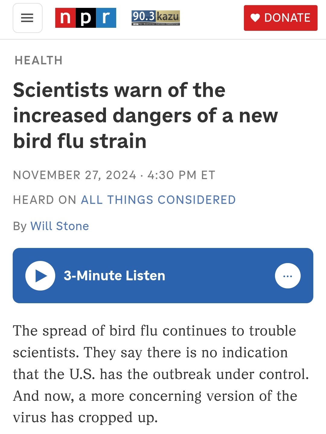 Don't Worry, the Next Pandemic Will Be Managed by This Republican Administration - No Deaths Reported, No Problems!