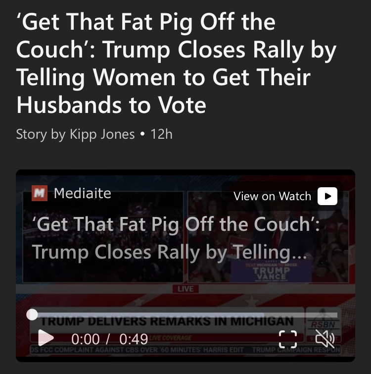 Stay Put, Couch Pig. You've Done Well, My Friend...