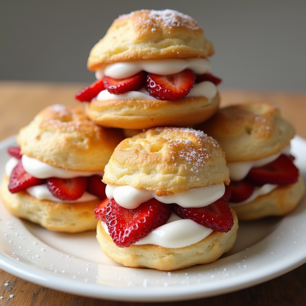 Indulge in the Sweet Delight of Valentine's Day Strawberry Cream Puffs