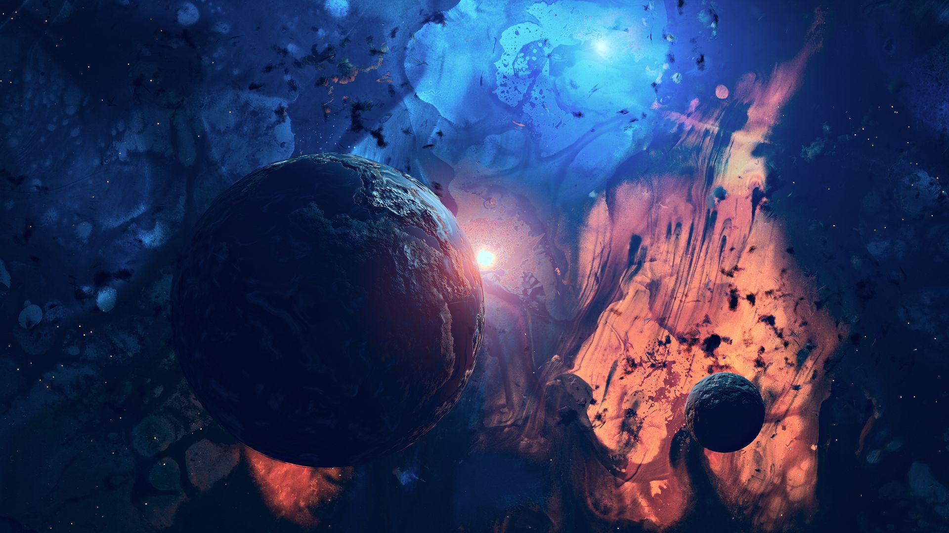 Yupofield: Transforming Inkblots into Space Art with Blender
