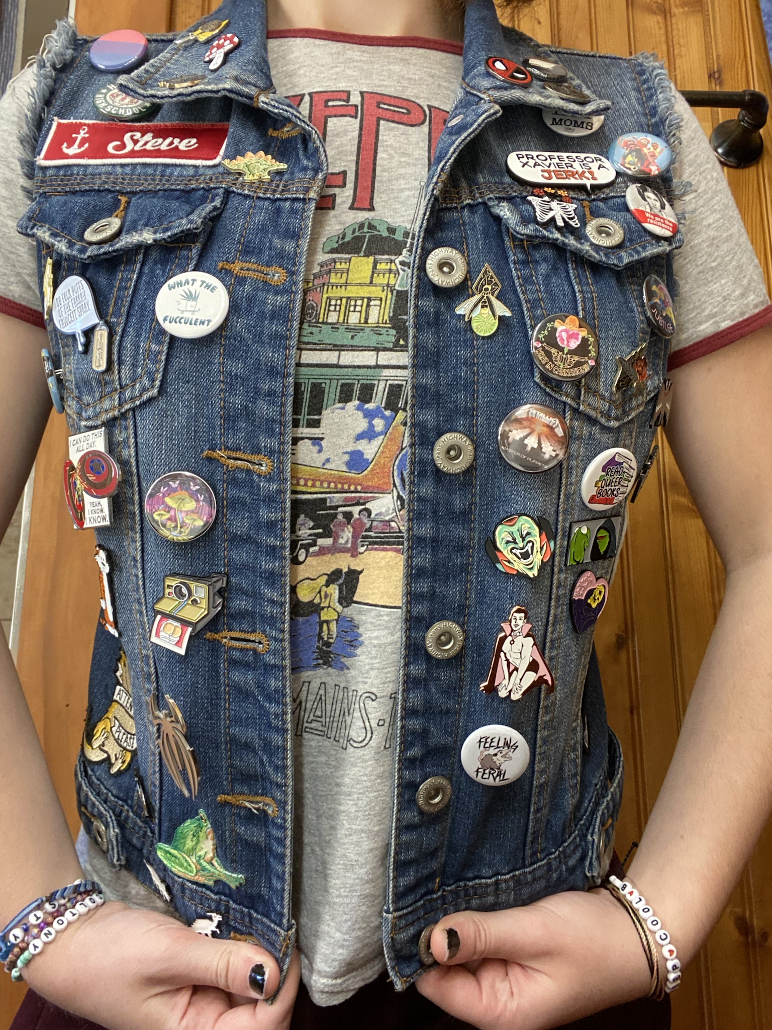 Check out my jacket progress – it's coming along nicely!