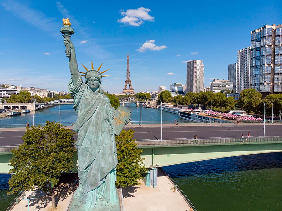 Counting on You, America: Liberty's Twin Sister in the City of Lights