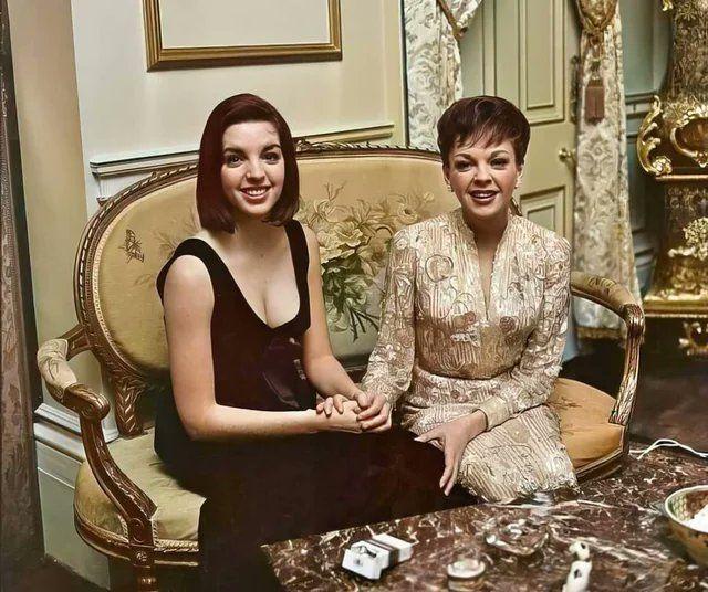 A Glimpse of Judy Garland and Liza Minnelli in London, circa 1964.