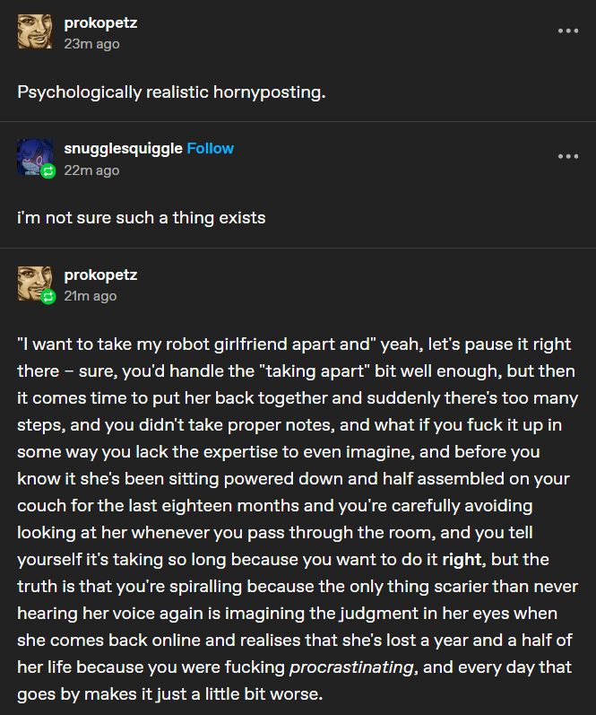 The Art of Psychologically Realistic Hornyposting