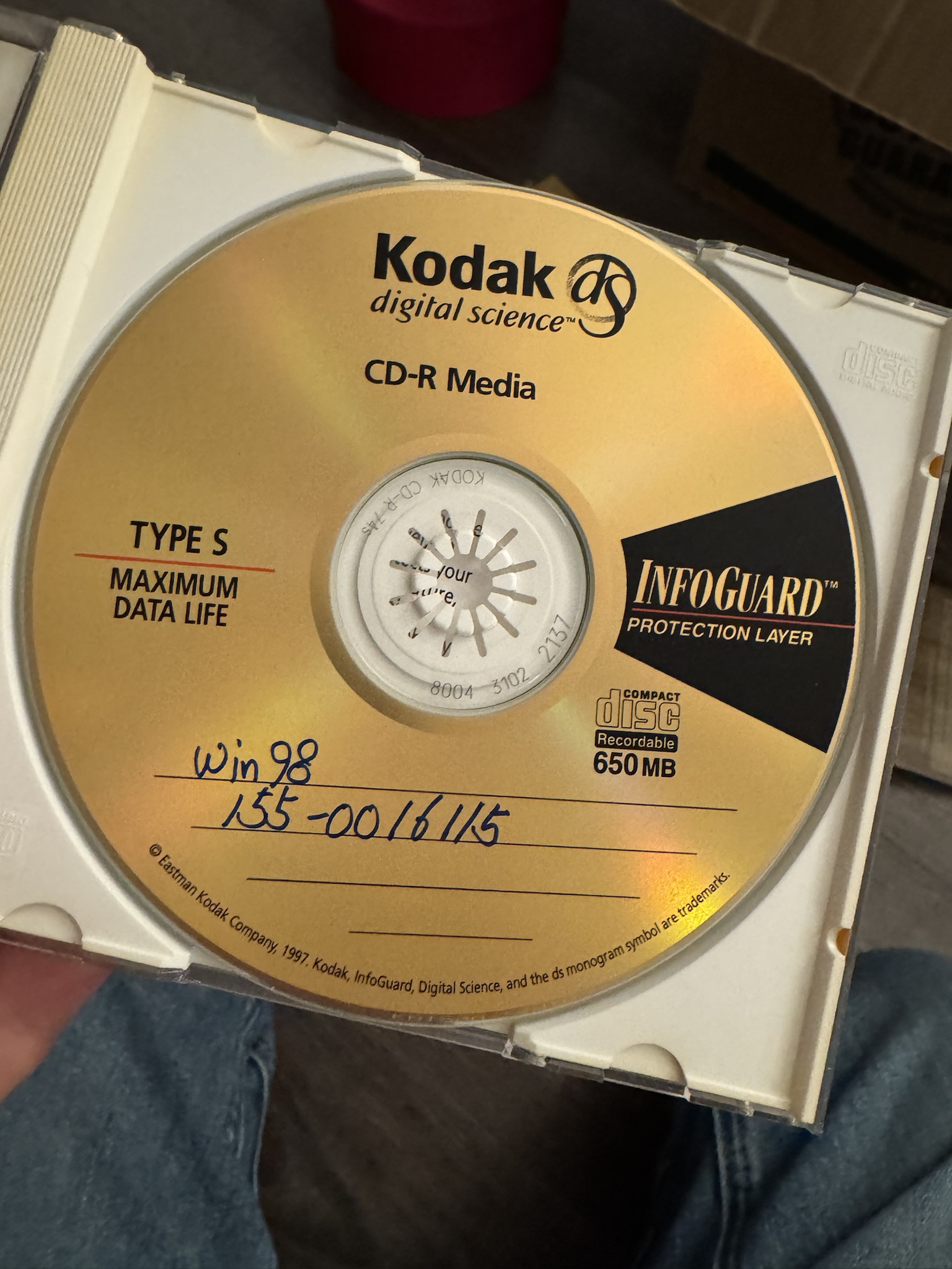 While moving, I stumbled upon a hidden treasure!