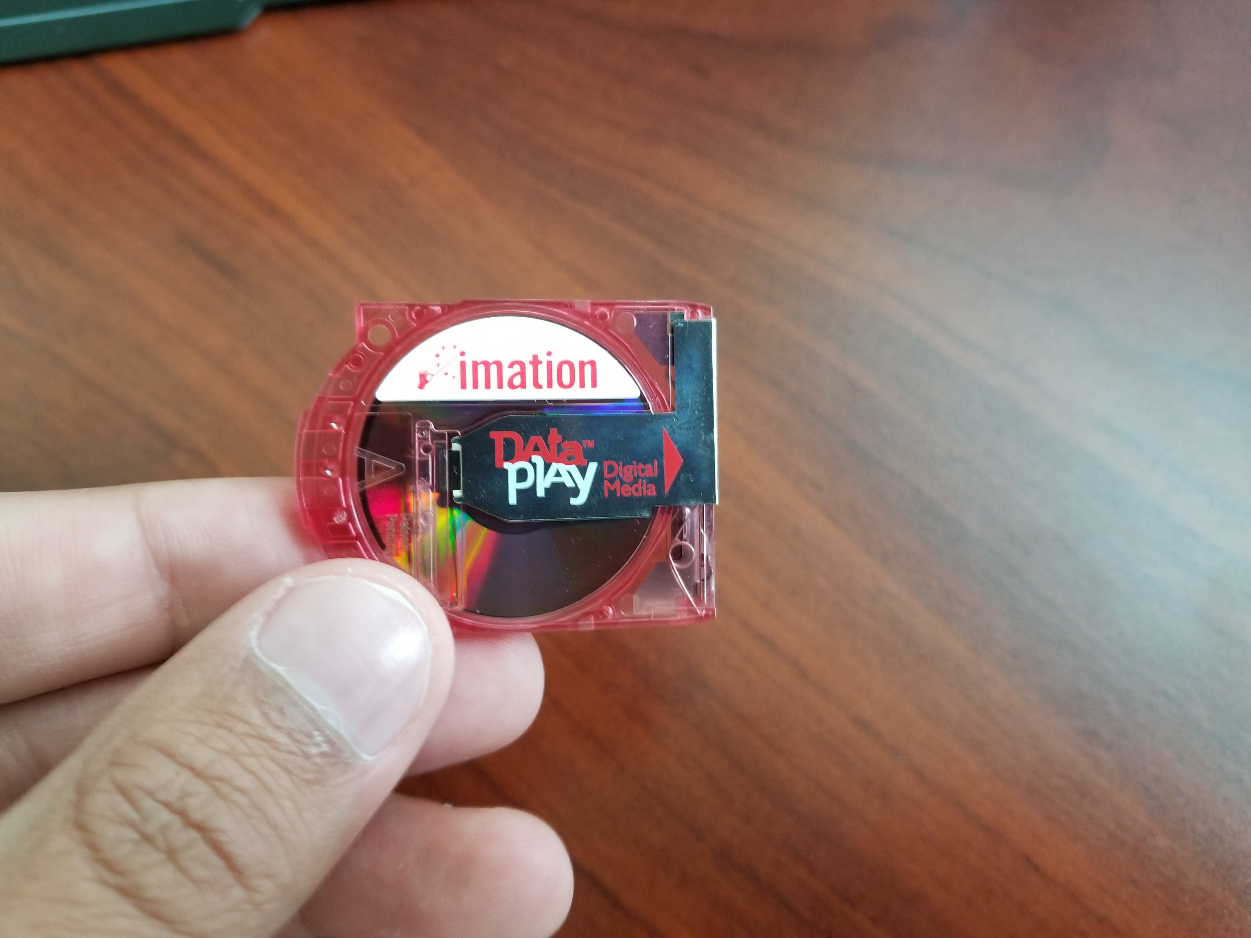Exploring the Future: DataPlay Micro-optical Disks from 2002