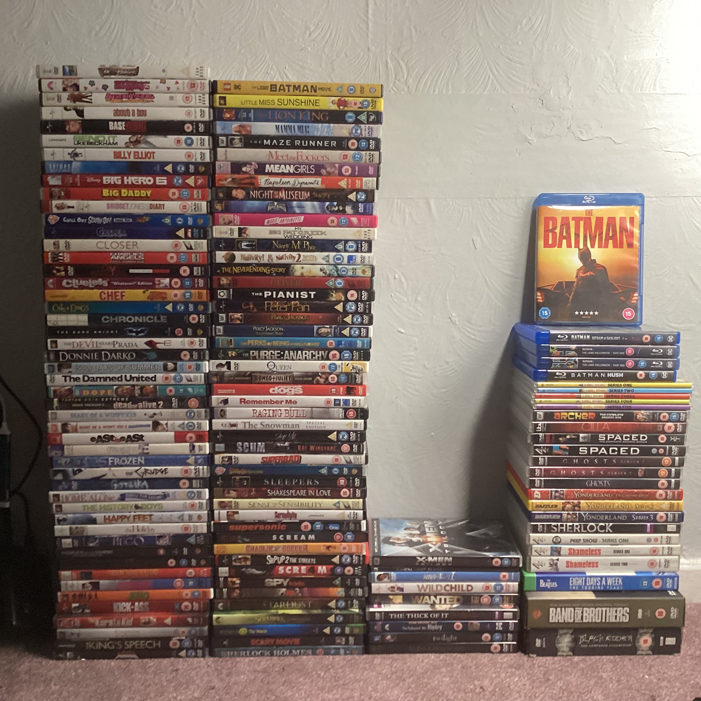 My meticulously organized DVD collection, all in alphabetical order!