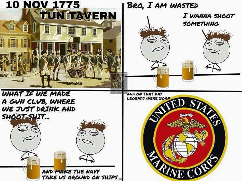 Cheers to You on Your Birthday, Jarheads!
