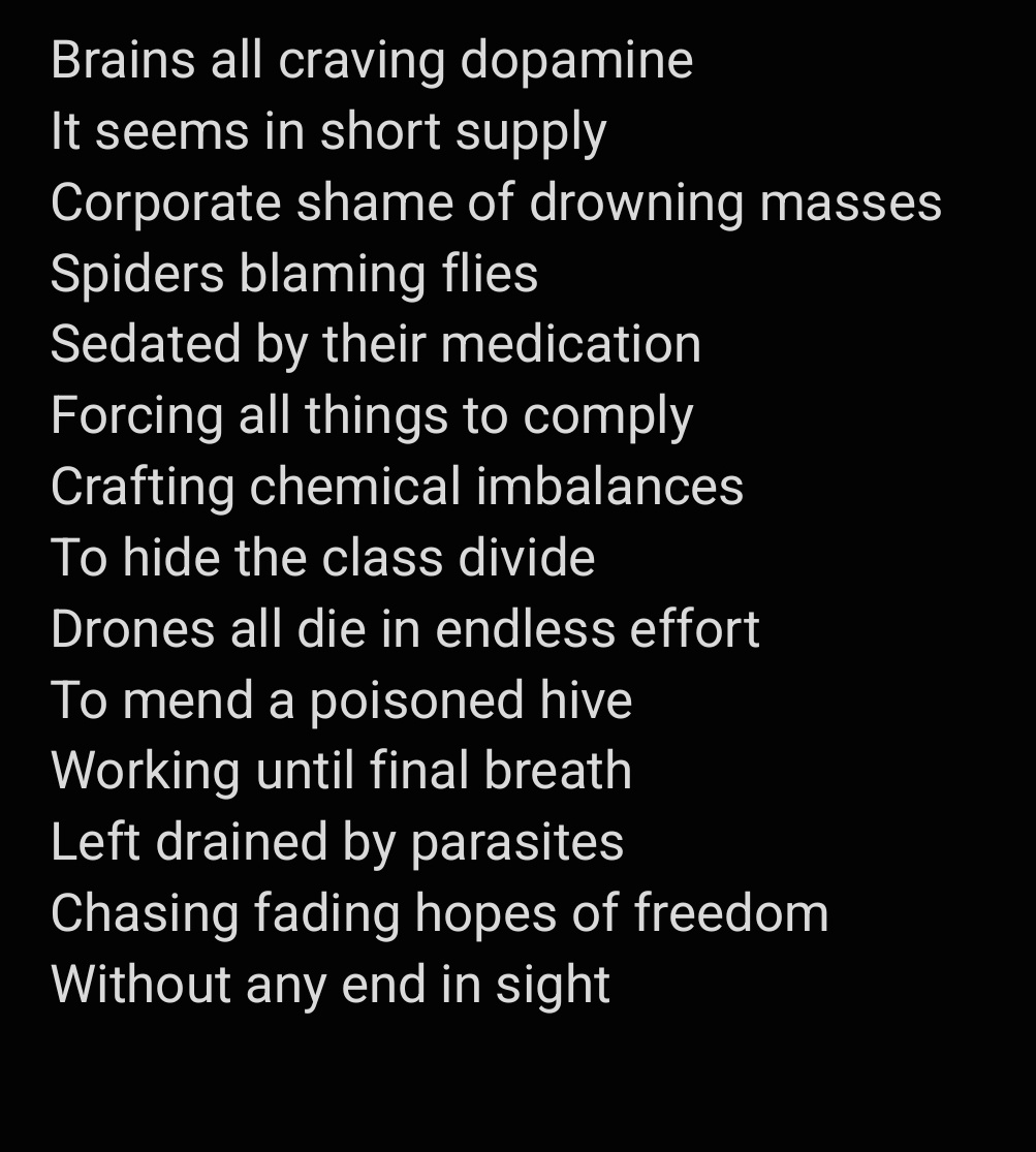 A Poignant Poem I Crafted Just Yesterday