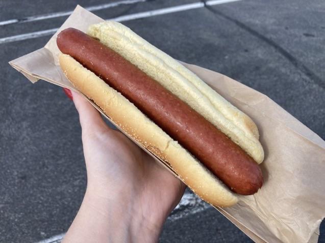 What toppings are you adding to this boring hot dog?