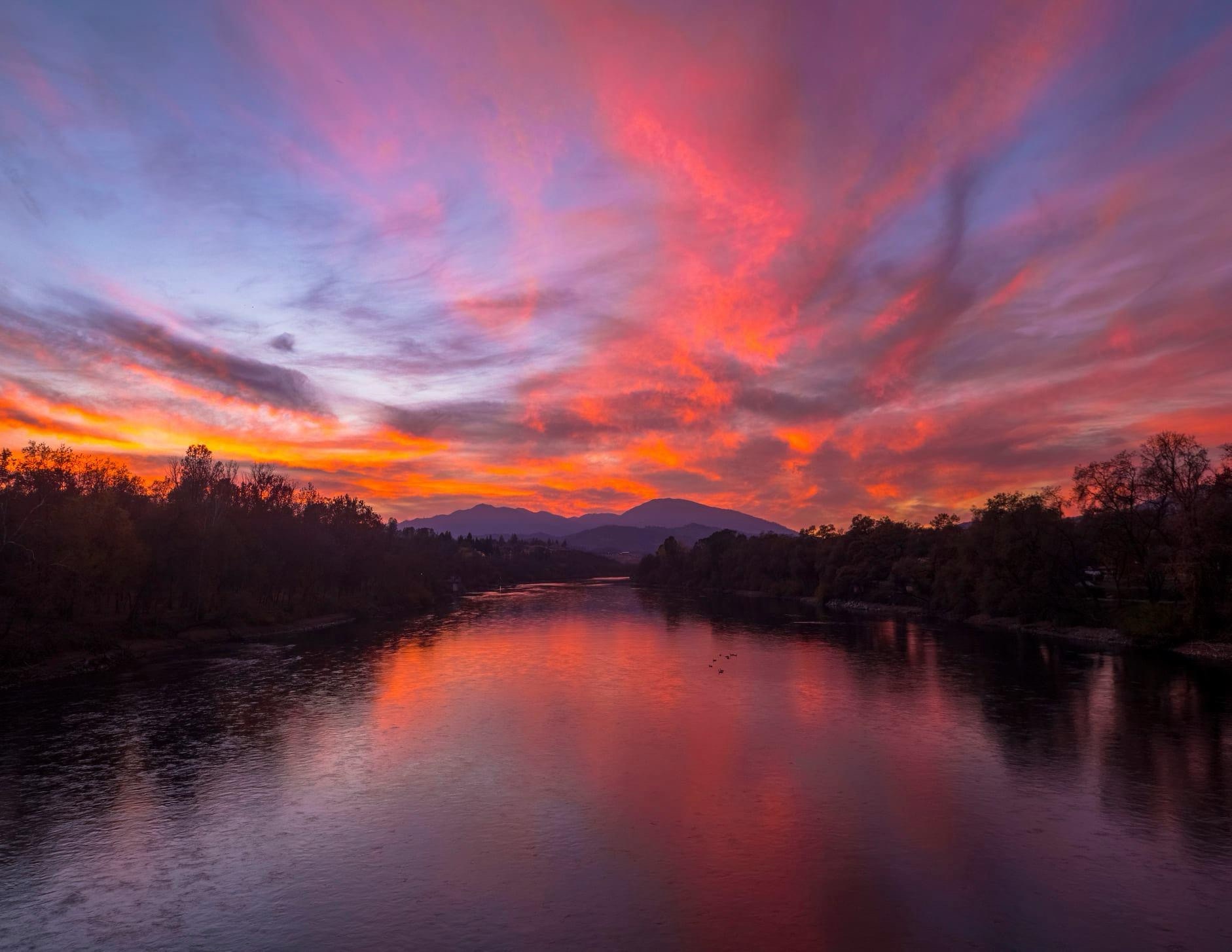 The breathtaking beauty of a sunrise