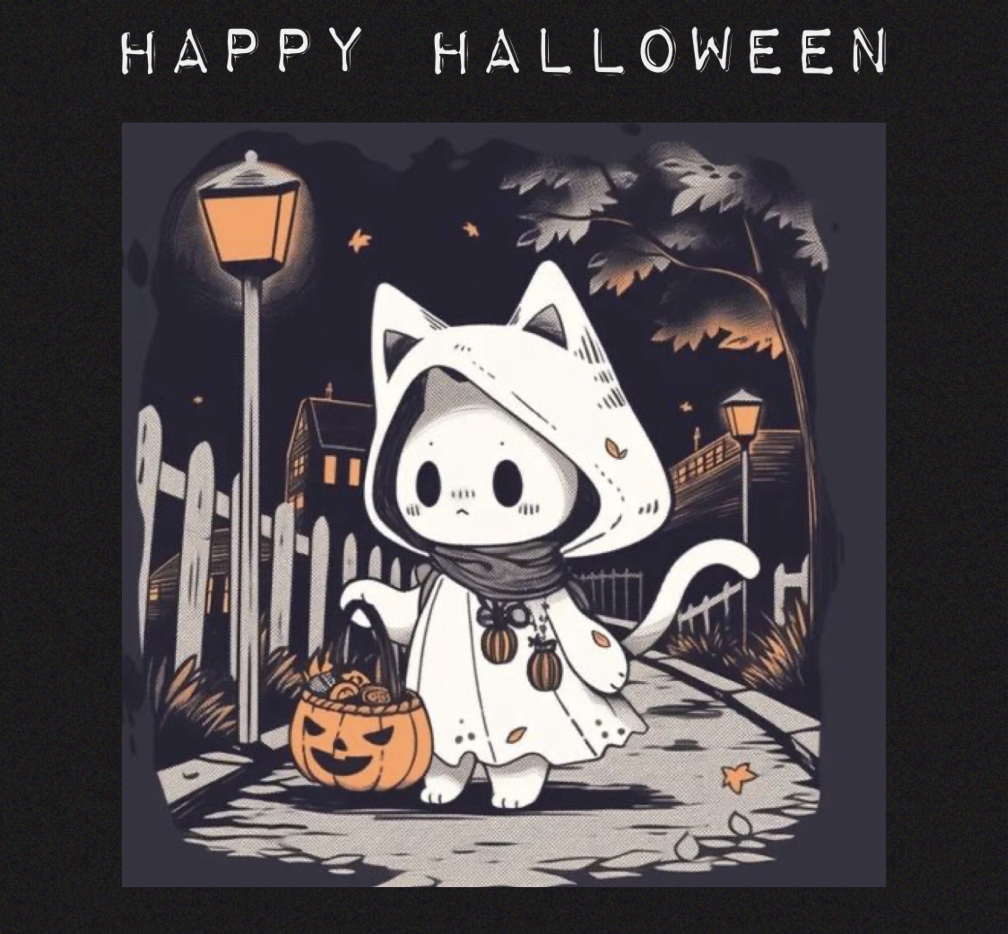 The Spookiest Halloween Cat