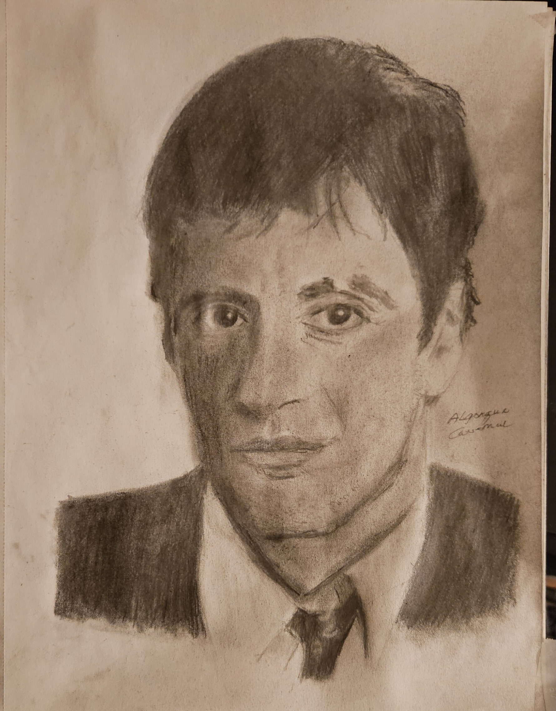 Stunning Charcoal Sketch: A Work of Art
