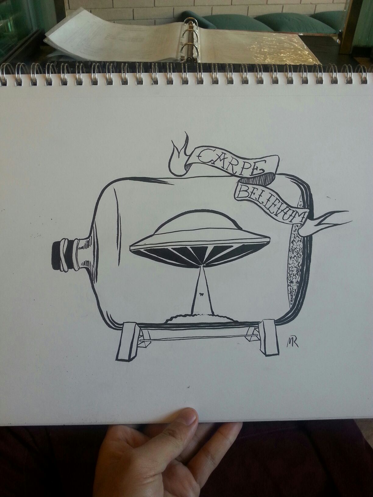 When you're asked to create a masterpiece inside a tiny bottle