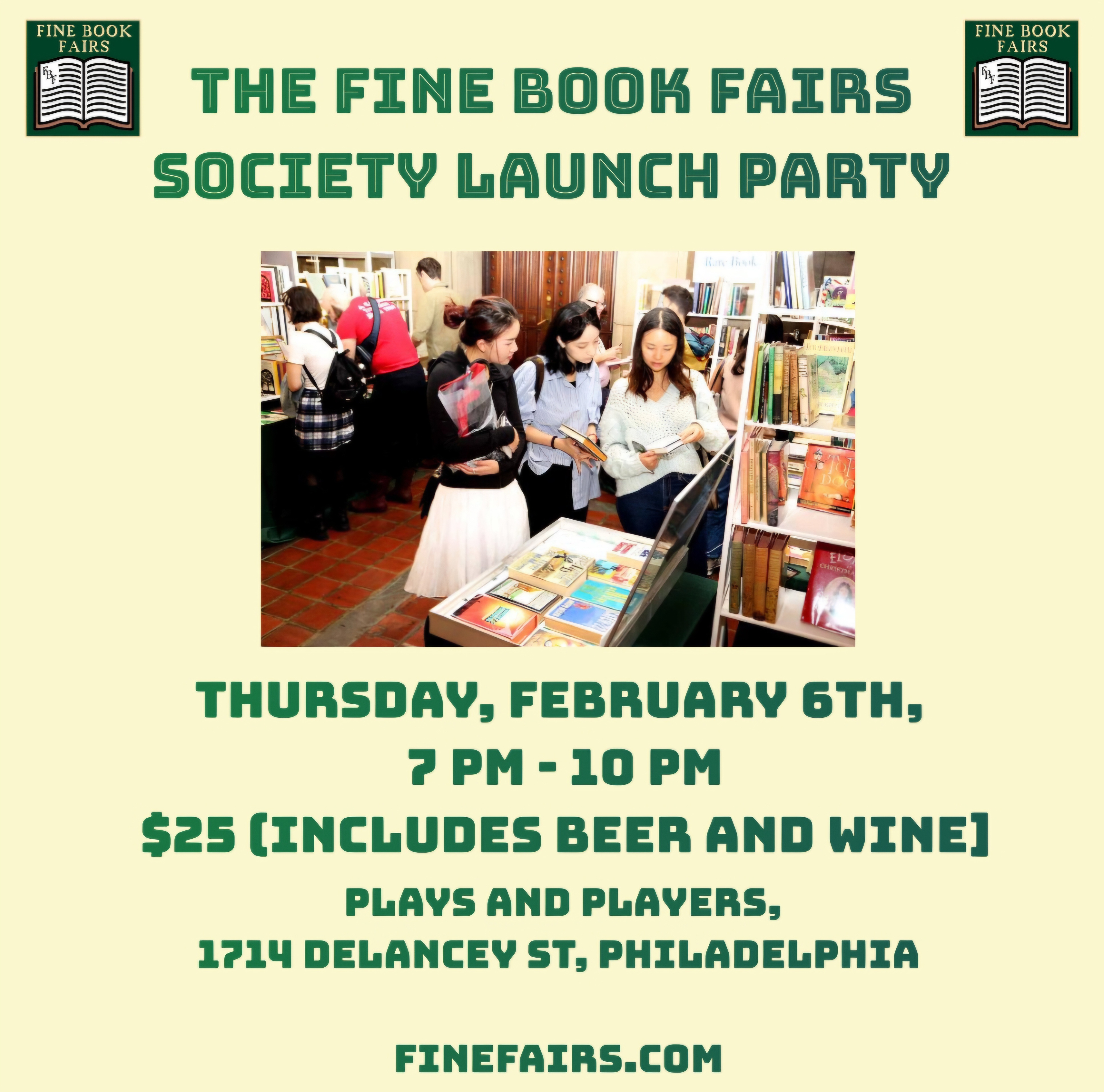 Calling All Book Lovers in Philadelphia: Join Us for Our Literary Society Launch Party!