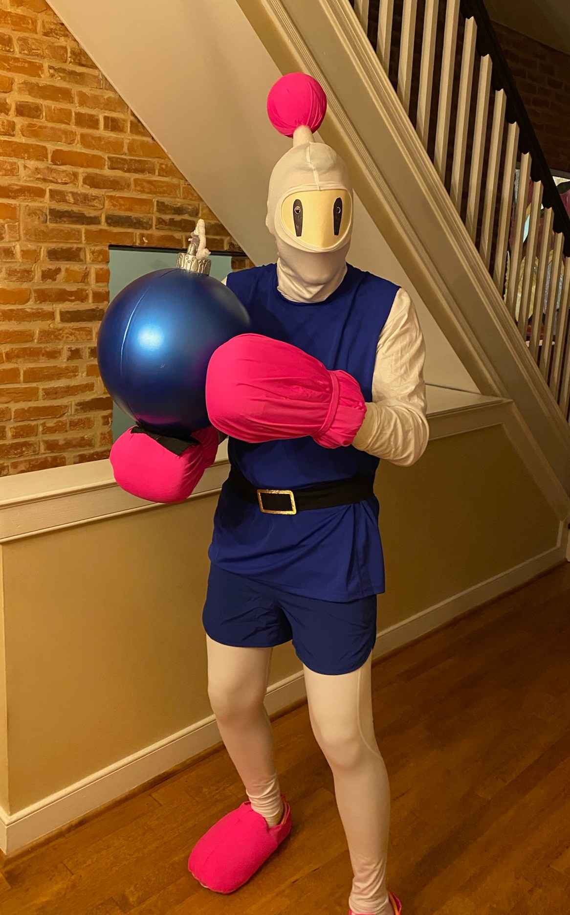 Epic Bomberman Cosplay in Action!