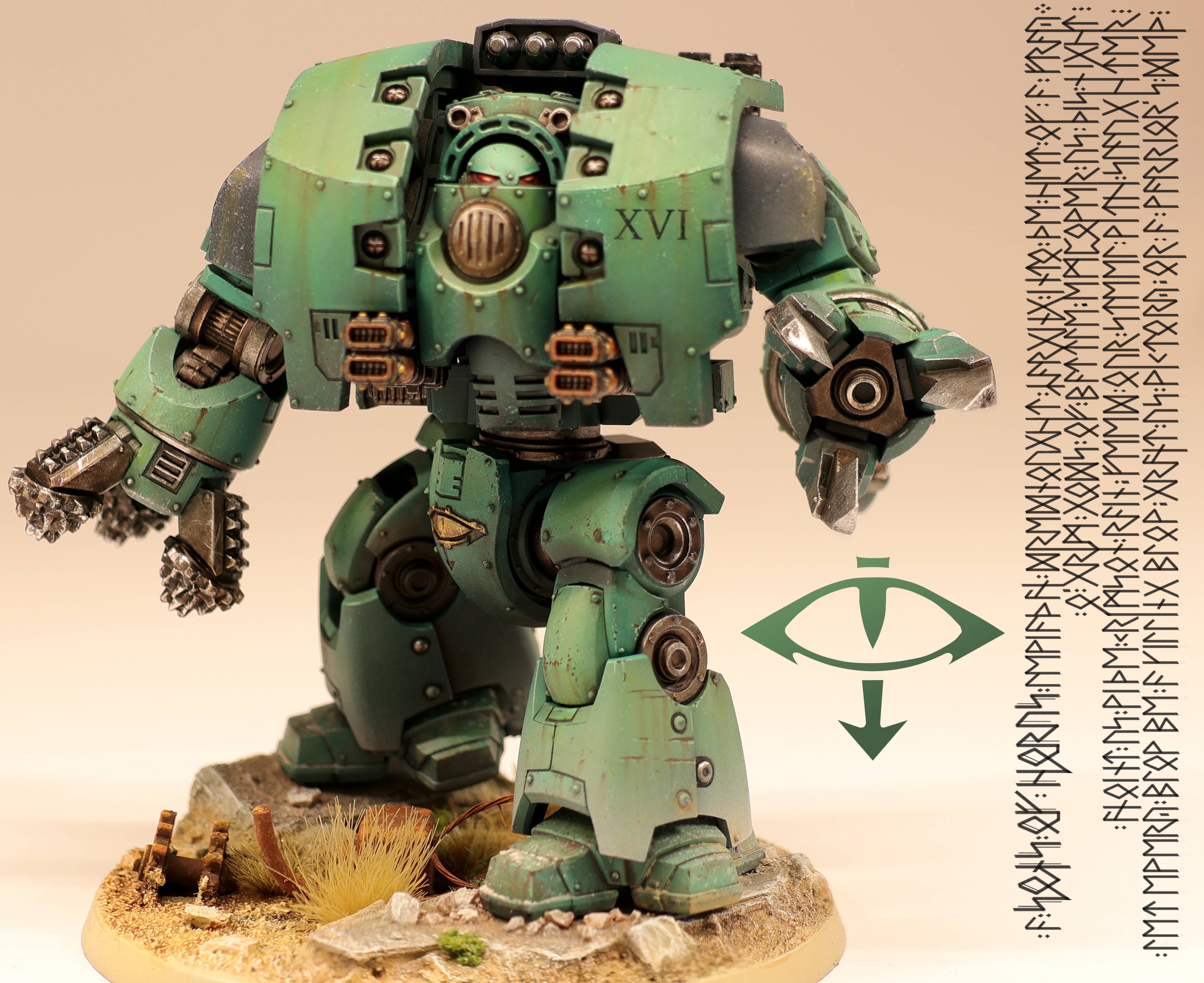 Sons of Horus Leviathan Dreadnought: A 28mm Masterpiece from Games Workshop
