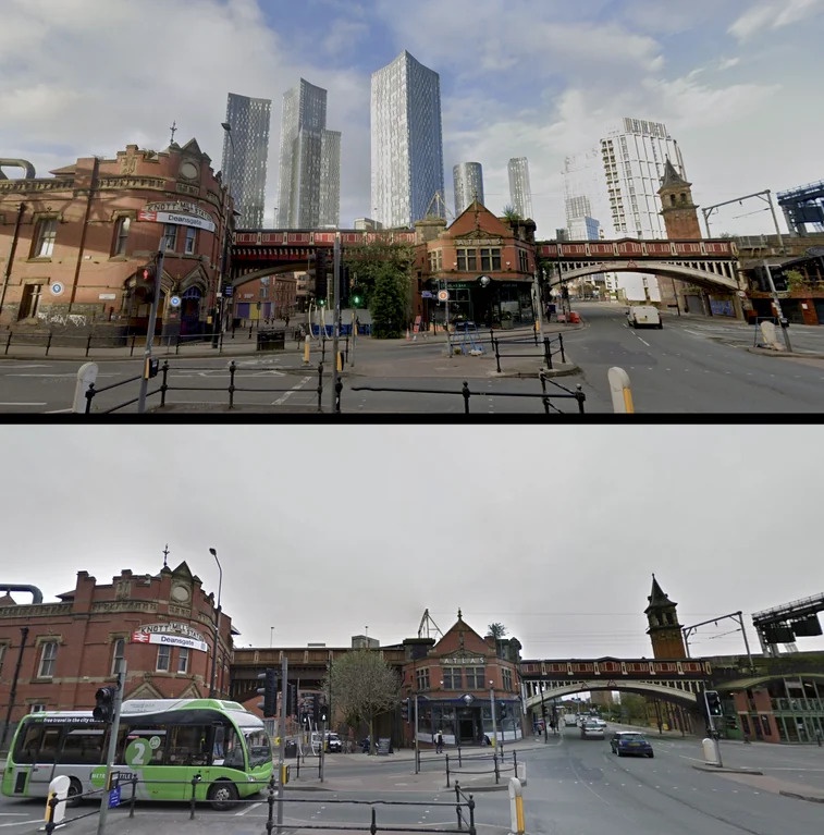The Transformation of Manchester's Skyline in Just 5 Years