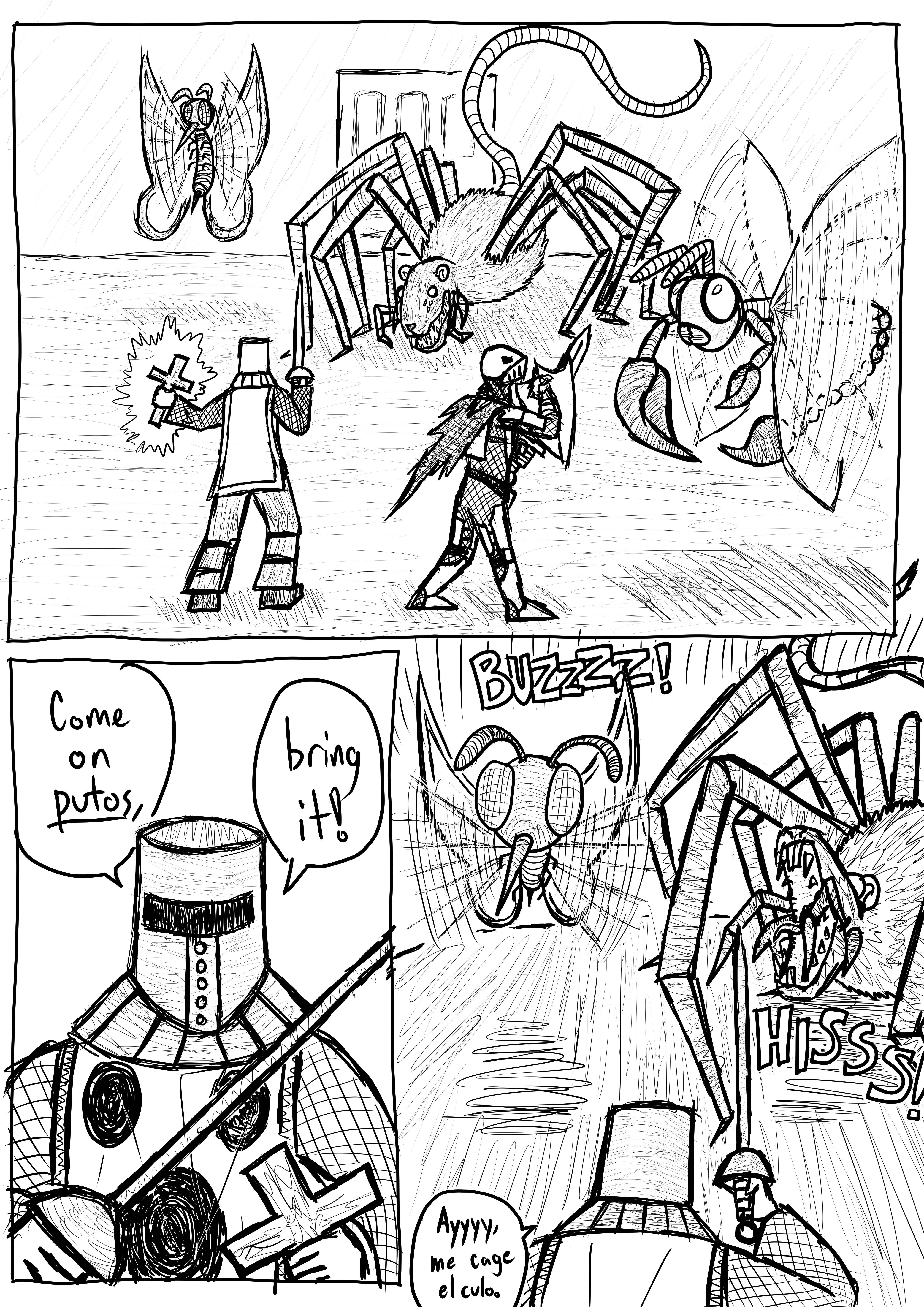 Not sure what else to share, so here are the first few pages of my new webcomic chapter. Happy New Year!