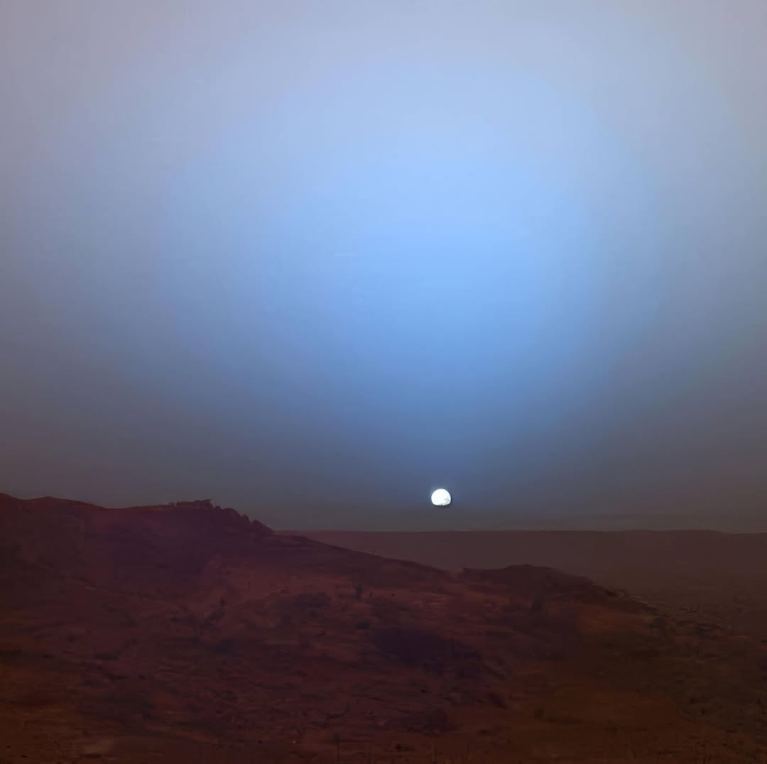 Breathtaking Sunset on Mars