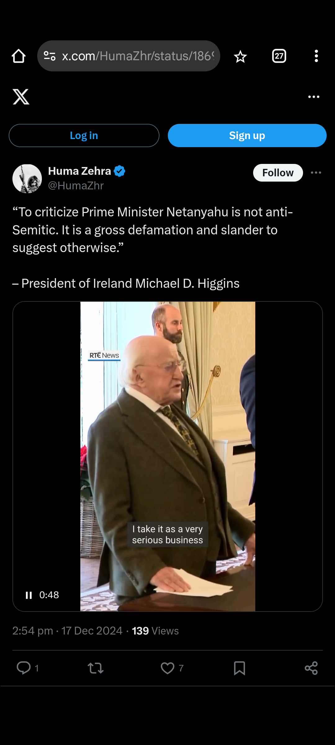 Michael D steps into the spotlight to discuss Israel.