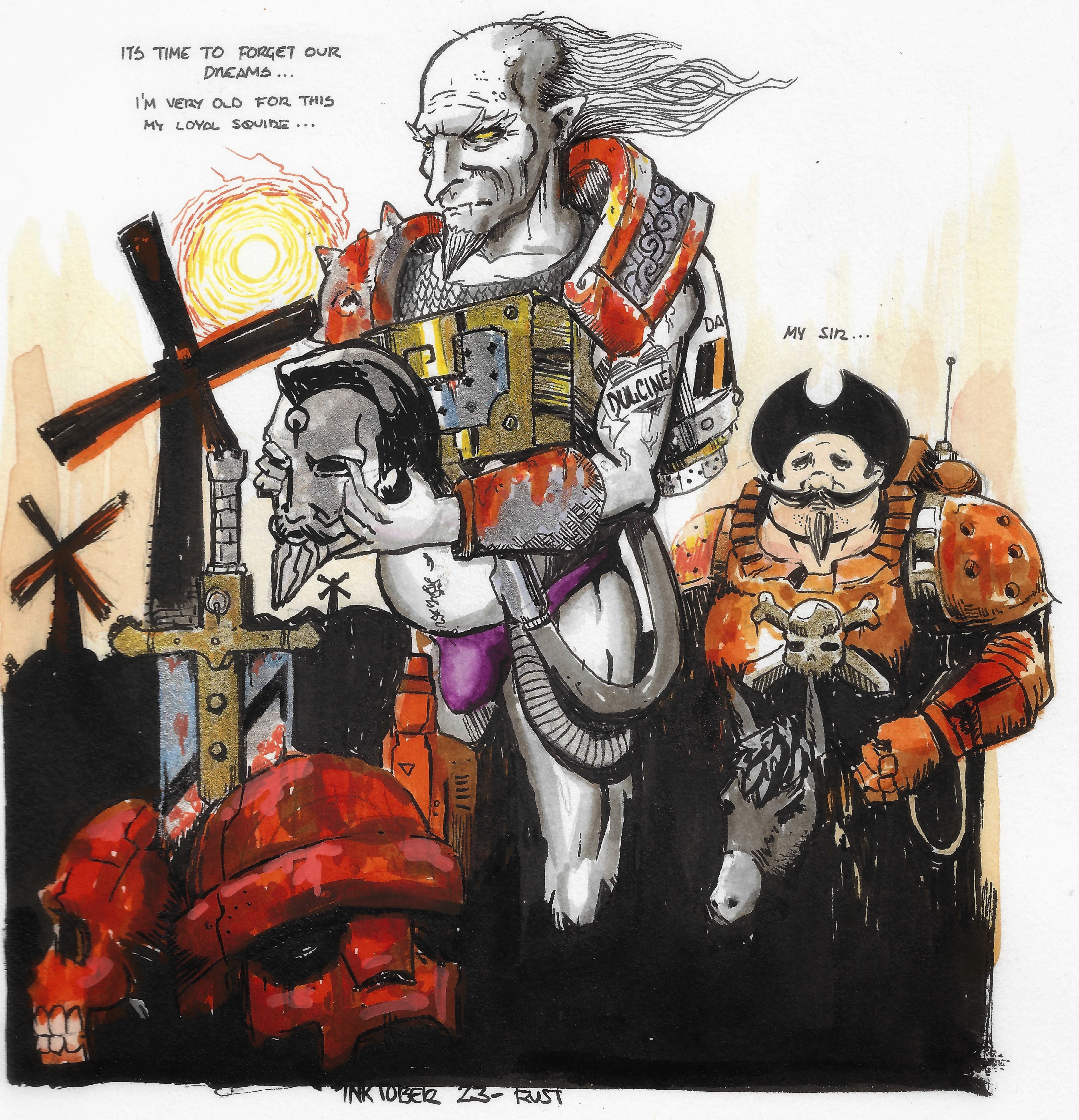 Inktober Day 23: Embracing the Beauty of Rust