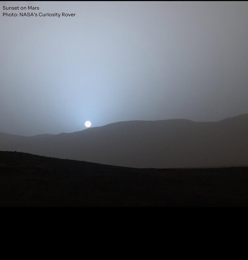 Breathtaking Sunset Over Mars