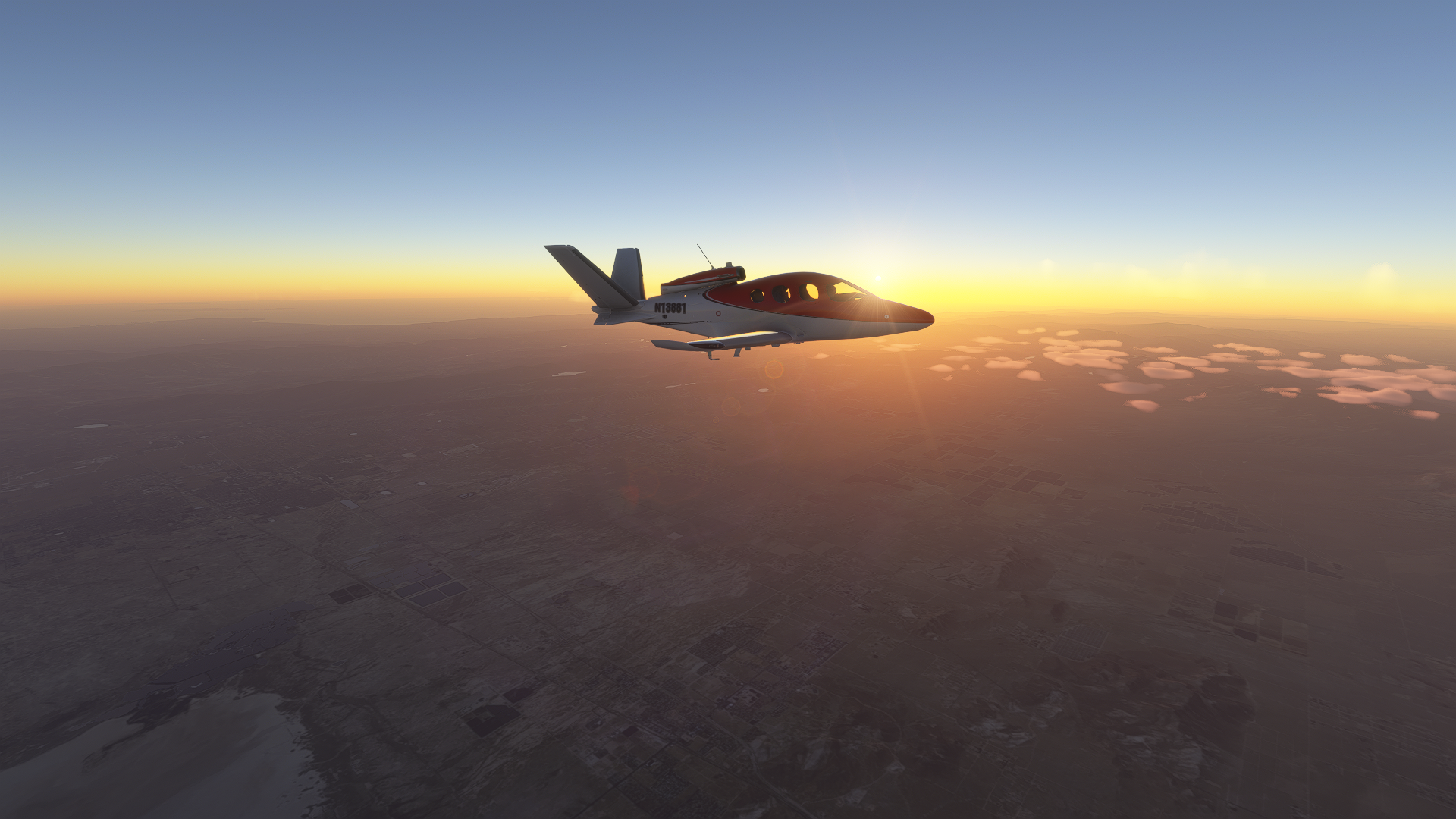 What a gorgeous morning to take to the skies!