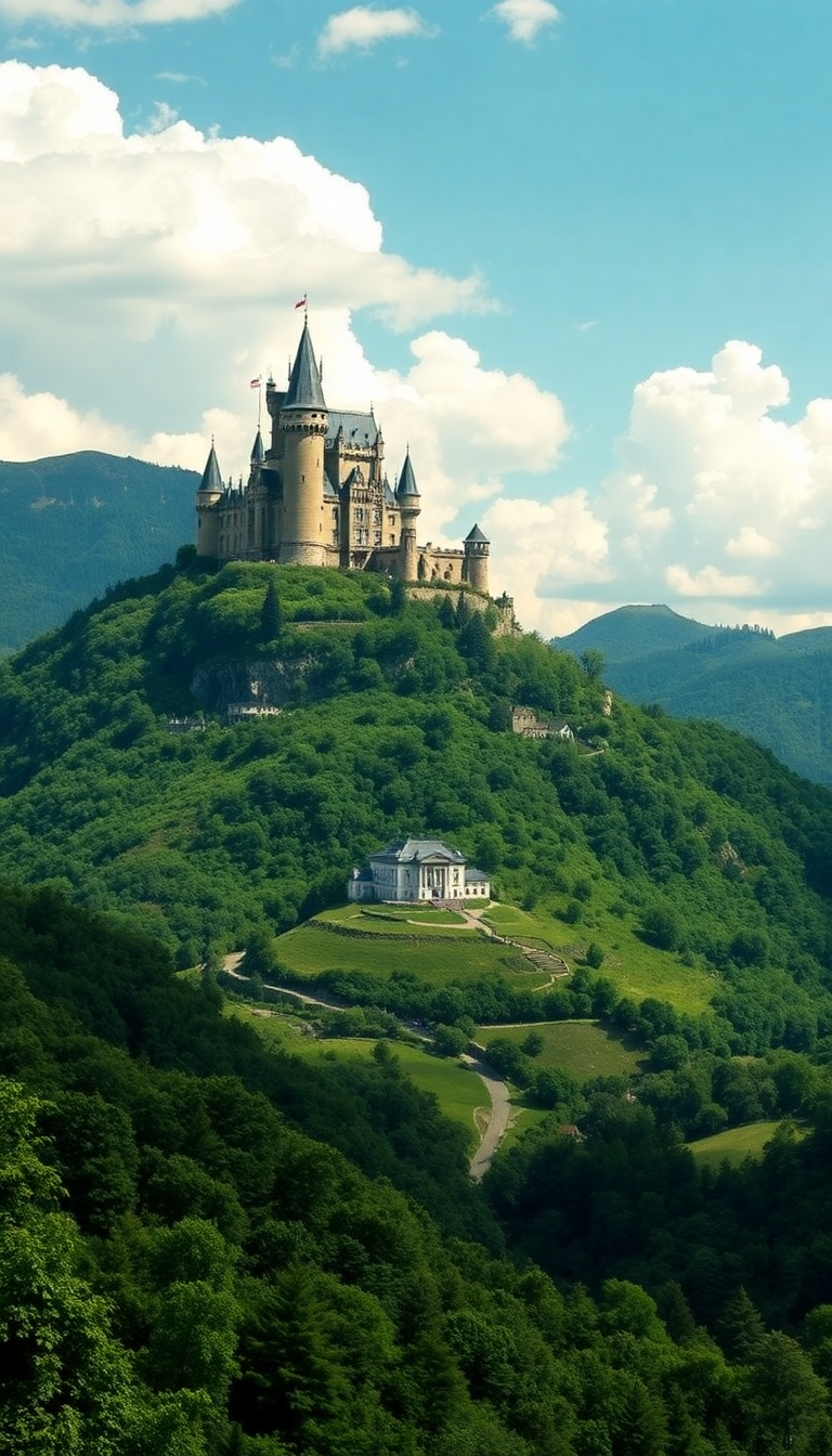 Vishwa's Stunning Mansion Nestled Below the Royal Castle