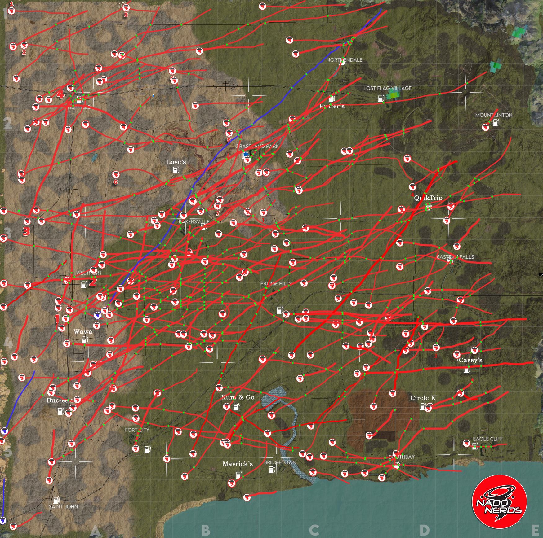Tracking Every Tornado in Outbrk: A Journey