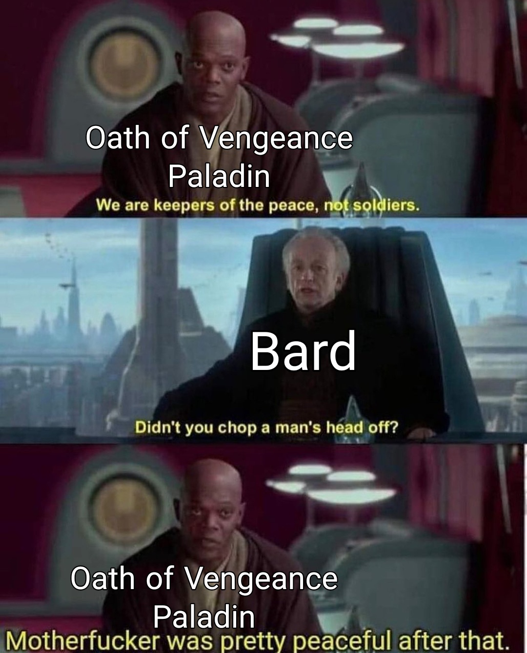 OoV Paladins mean serious business!