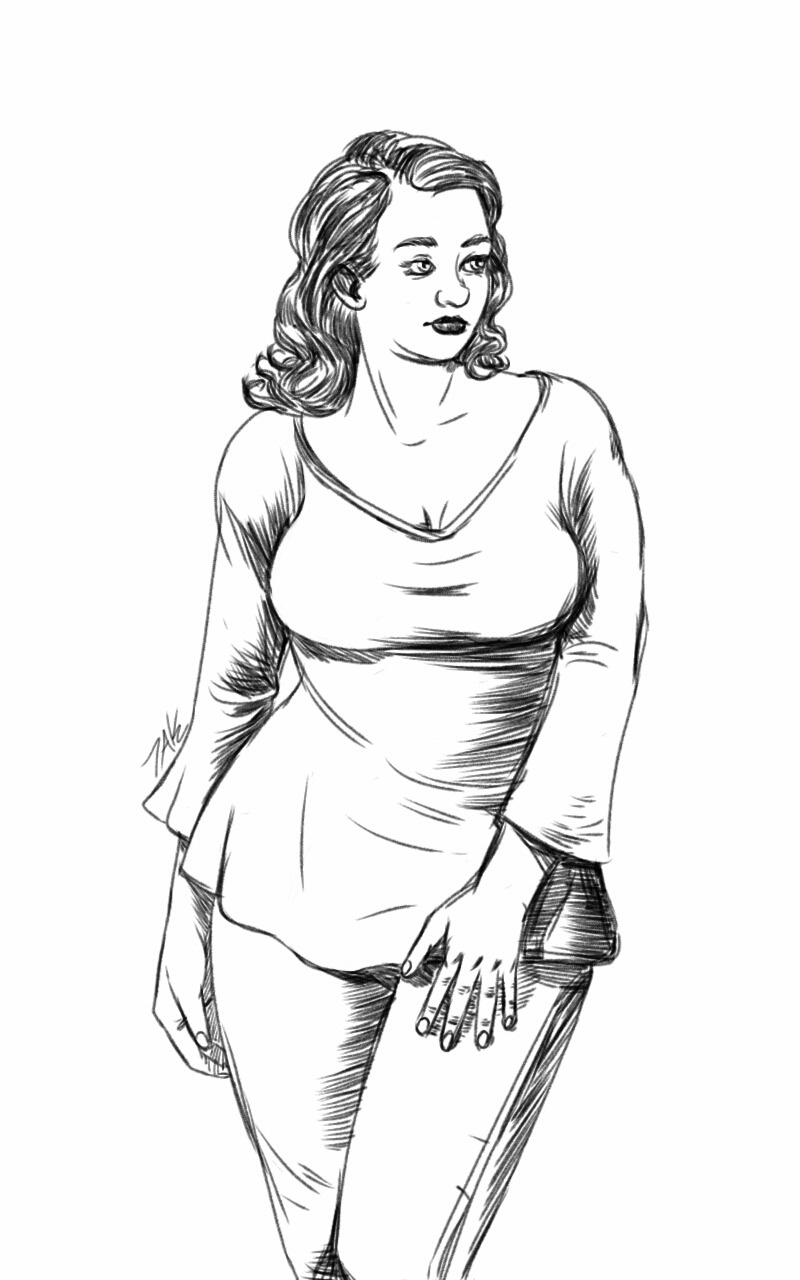 Daily Sketch: A Portrait of a Lady