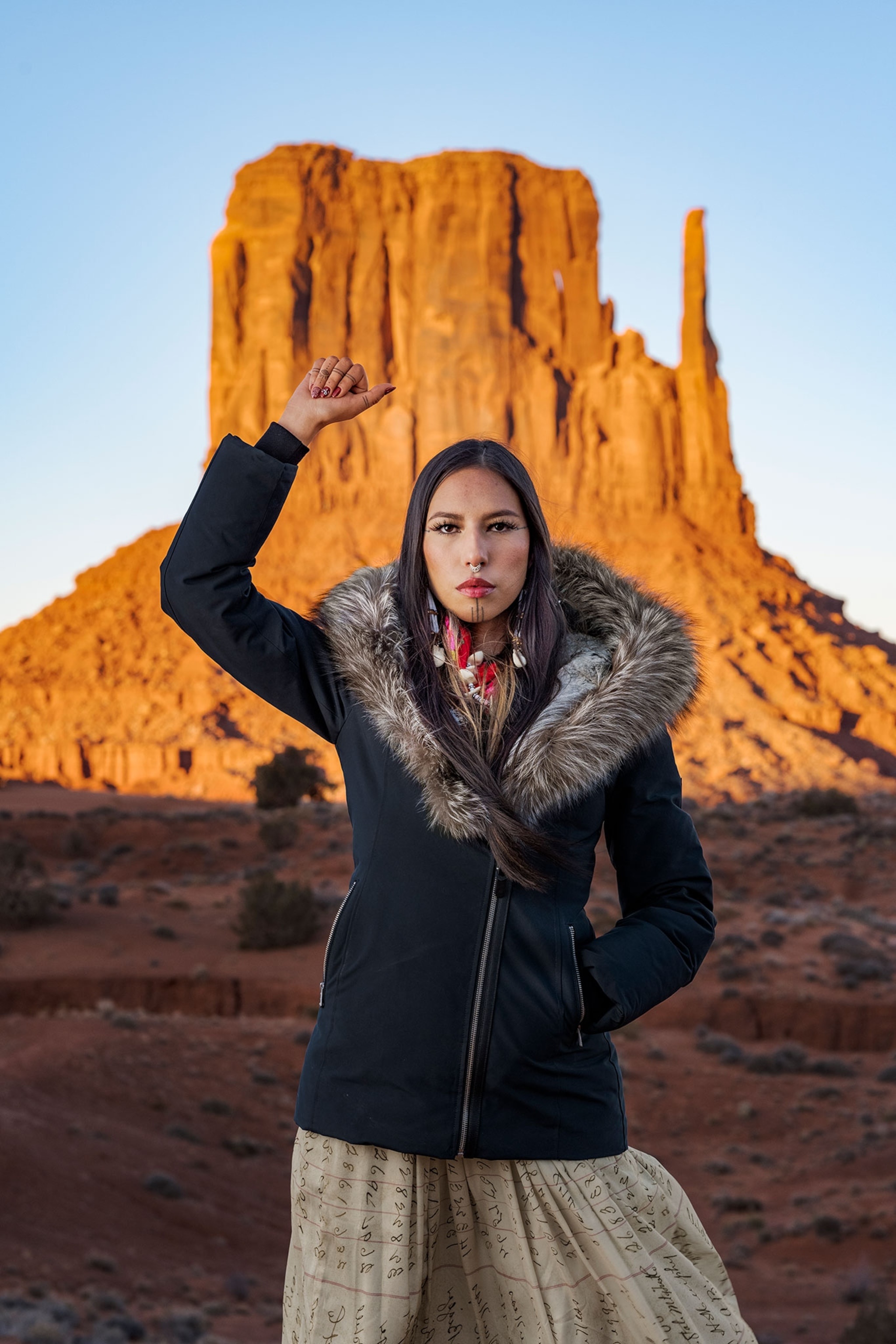 "Sovereignty is the freedom to be yourself," as beautifully stated by Quannah Rose Chasinghorse.