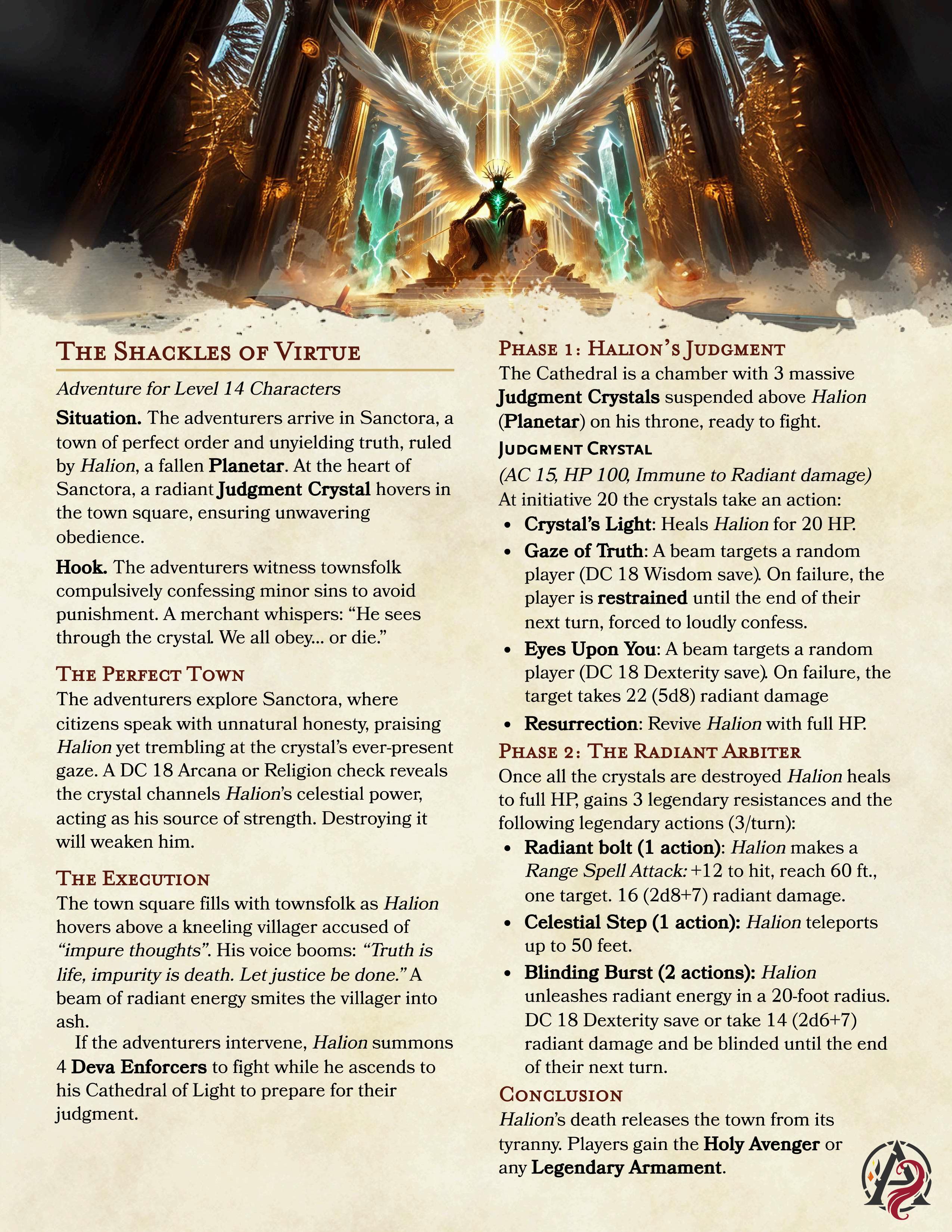 Level 14 Adventure: Breaking Free from the Shackles of Virtue