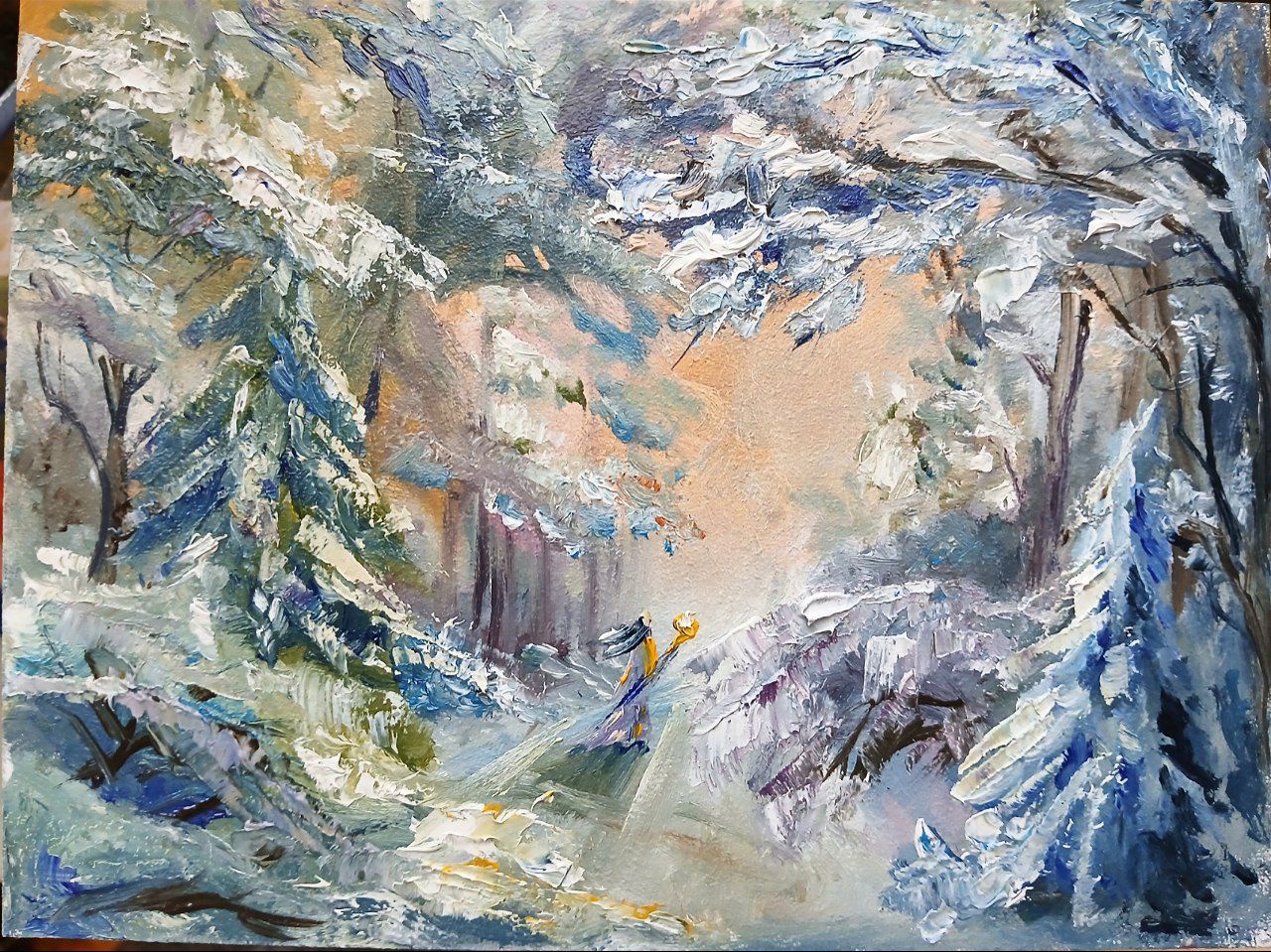 My Oil Painting: 'Winterreise' – A Journey Through Art