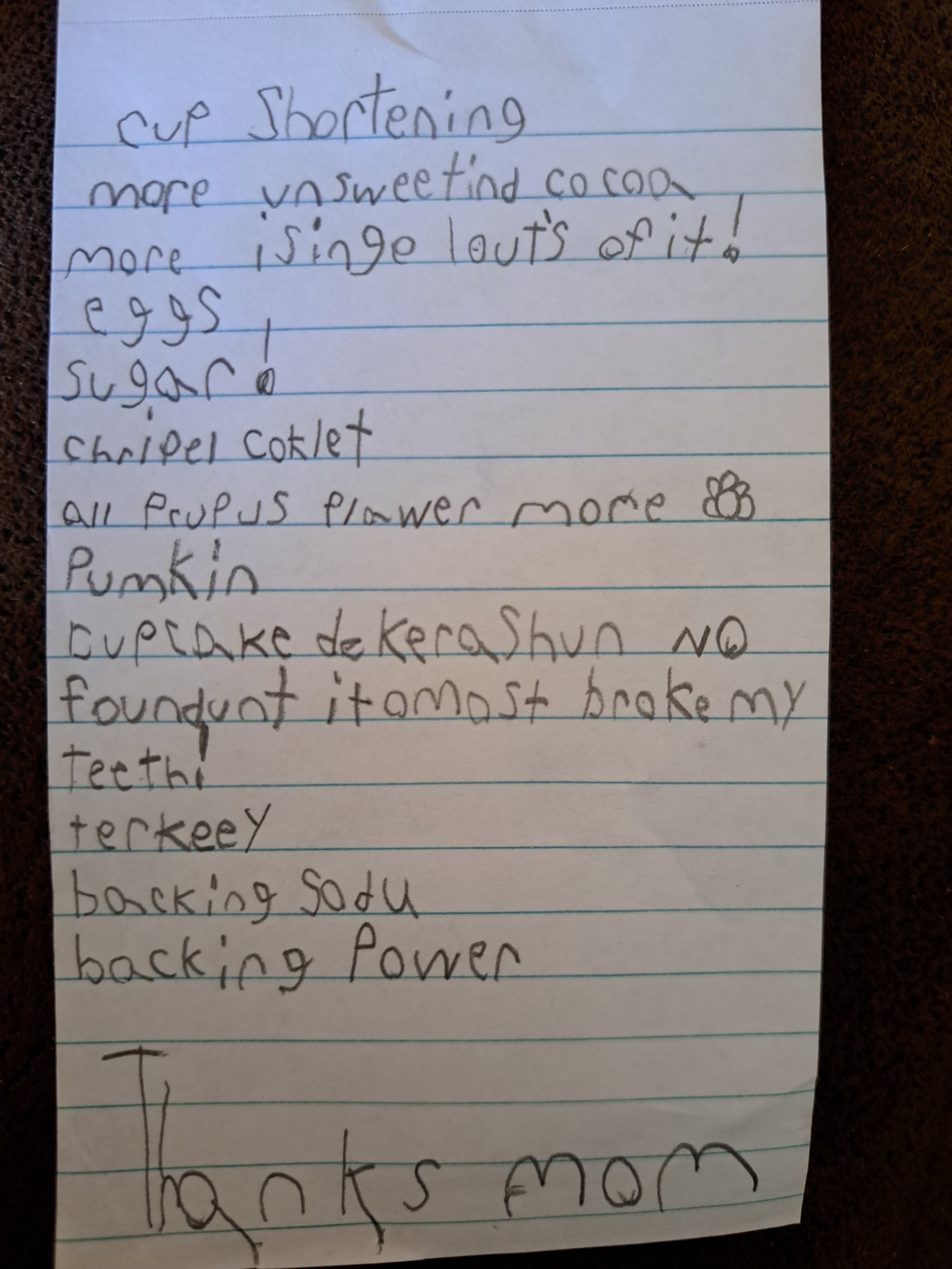 Tiny Baker's Delightful Instructions for Sweet Treats