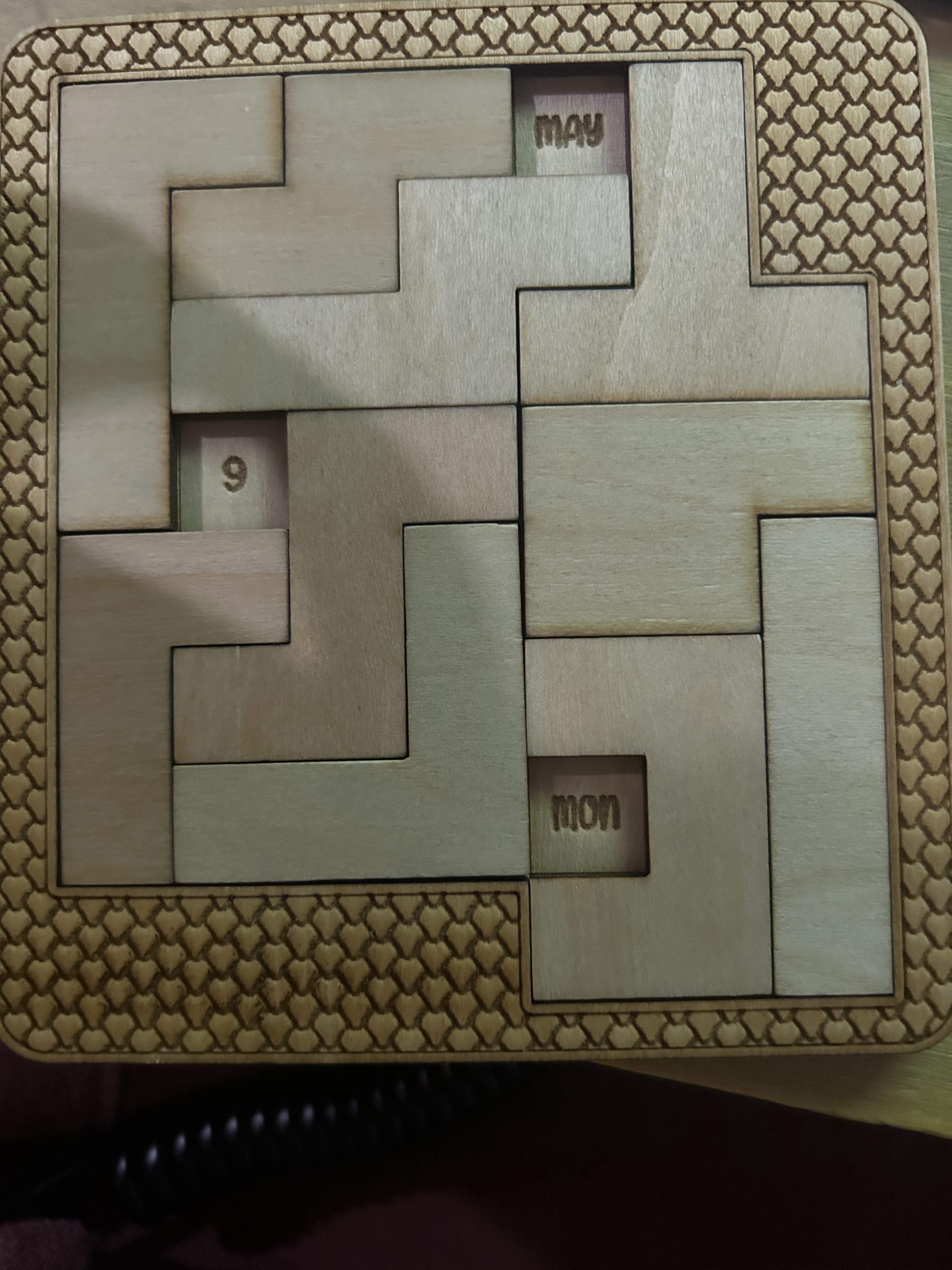 Laser Cut Puzzle Solutions Available from May 9th to May 15th