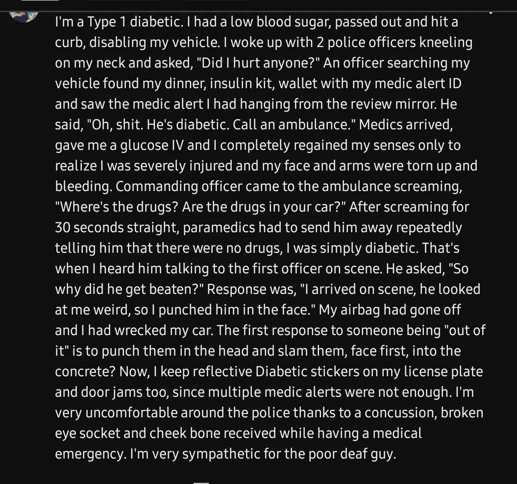 Police Assaults Man Over His Diabetes Condition