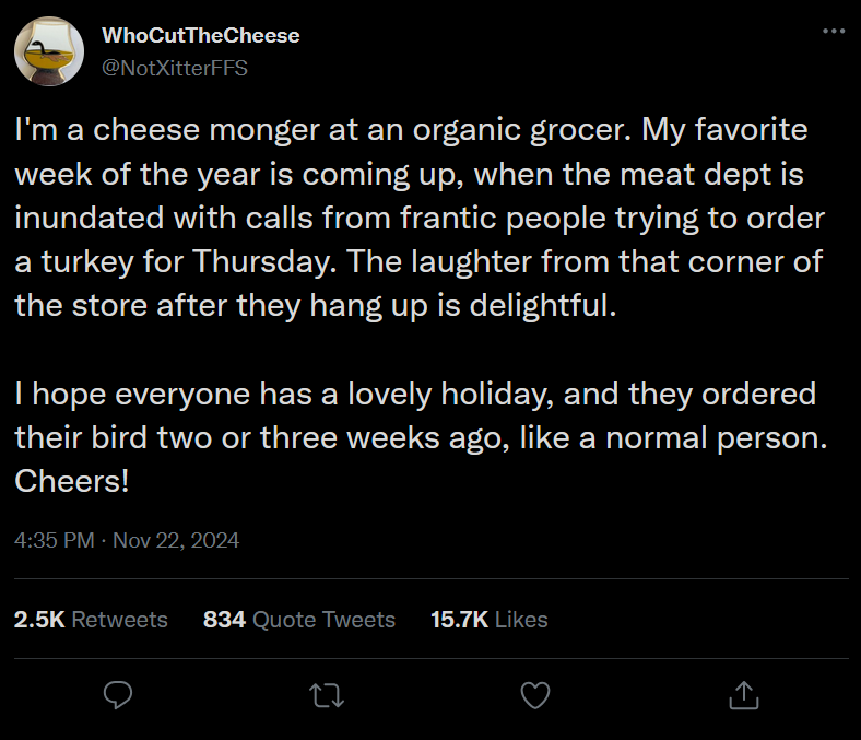 You Turkeys, What Are You Up To?