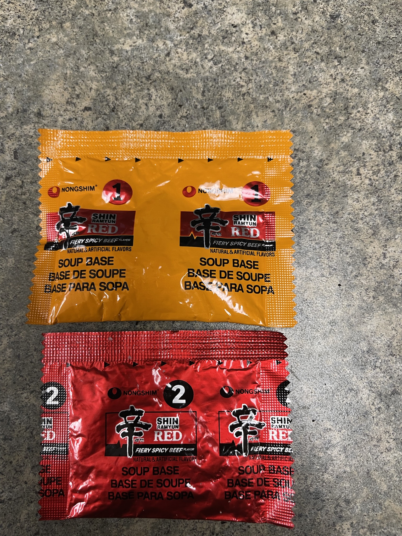 Beware the spicy packets of doom!