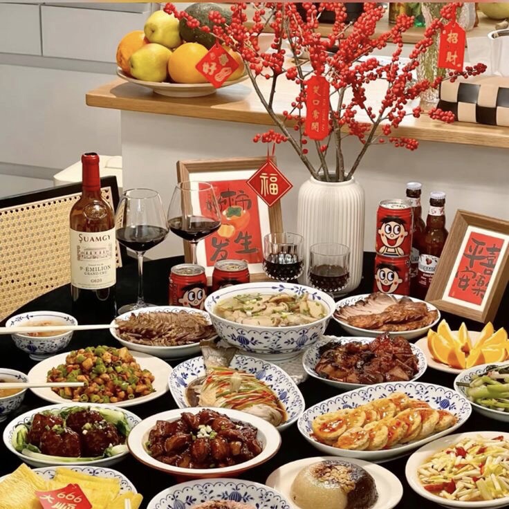 Celebrating Lunar New Year Eve with a Feast