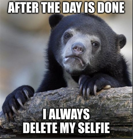 The Day for Selfies Has Come and Gone