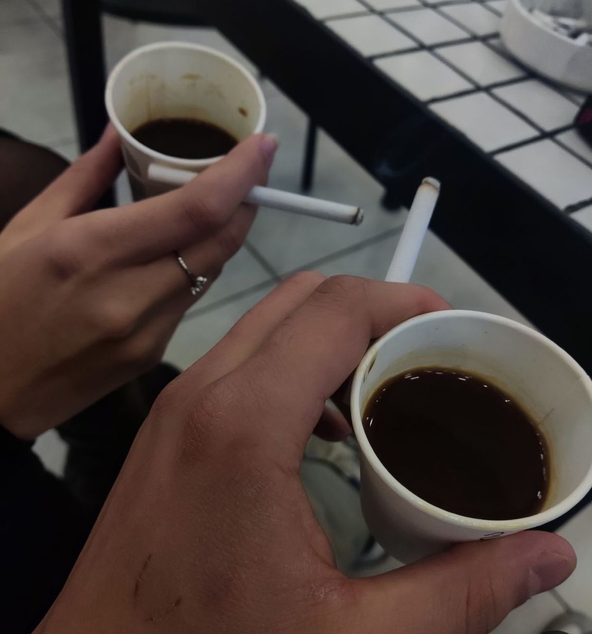 Sipping Coffee and Soaking in the Good Vibes