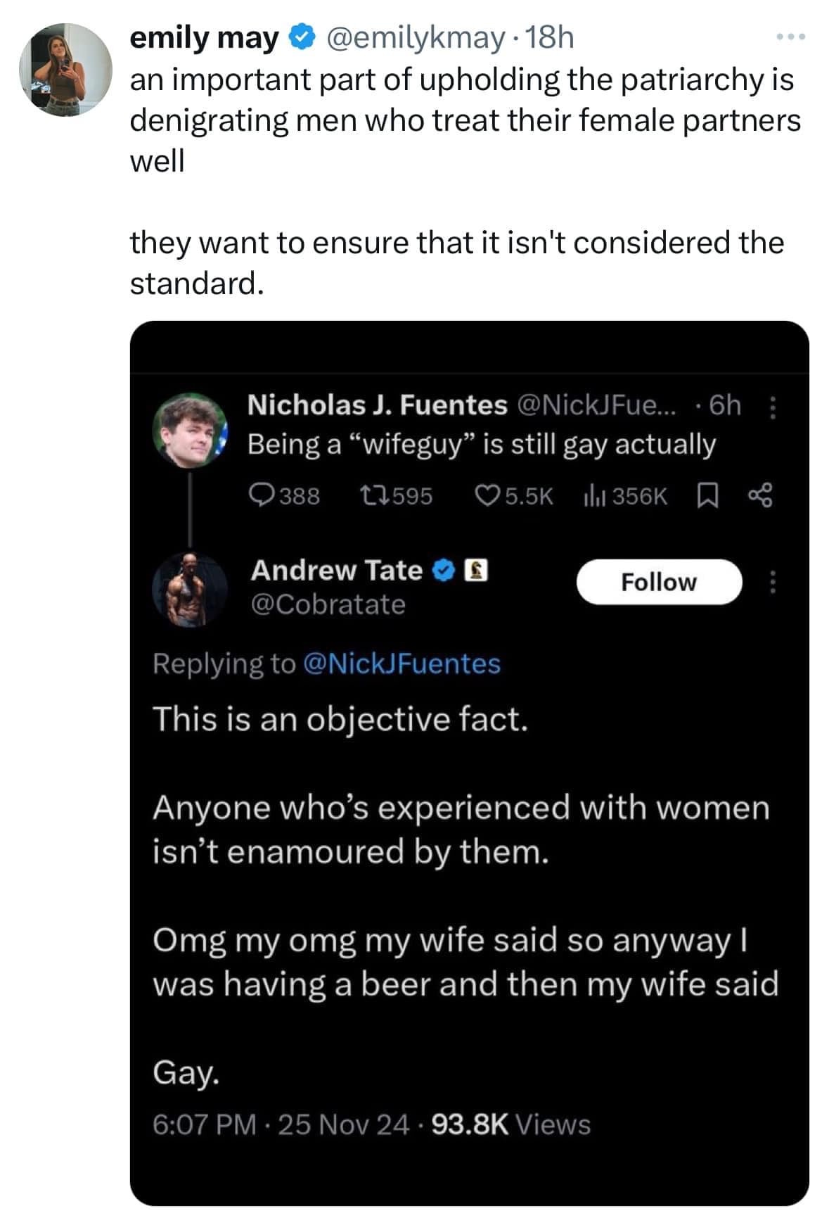 Is Loving Your Wife Now Considered 'Gay'?