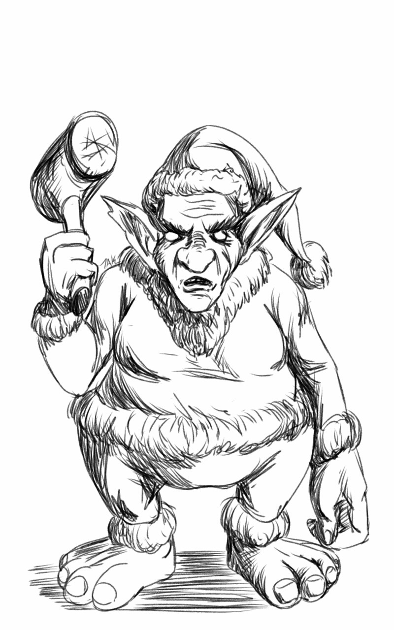 Daily Sketch: A Festive Goblin Comes to Life